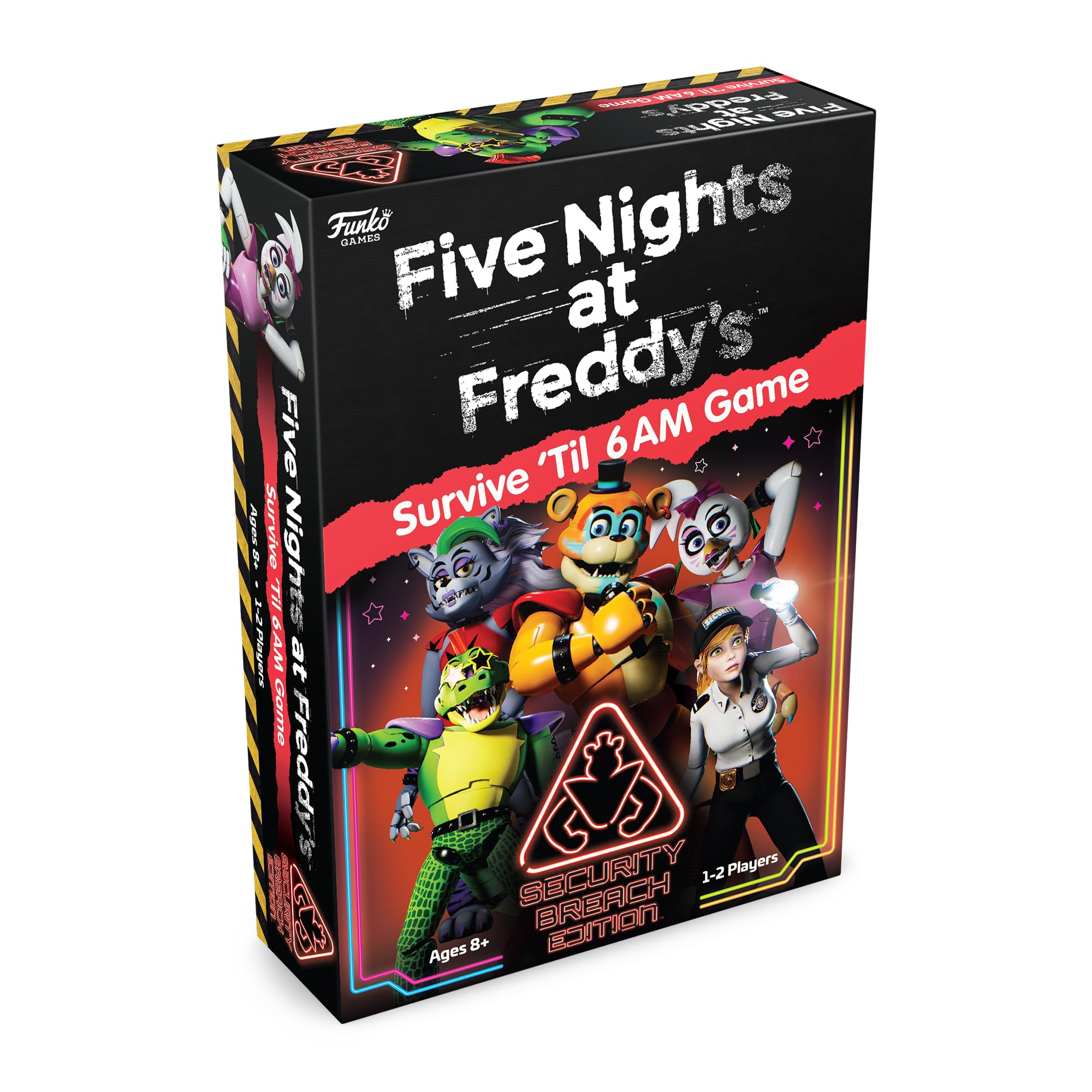 Funko Games FNAF Survive 'Till 6AM - Security Breach Edition Board Game 9
