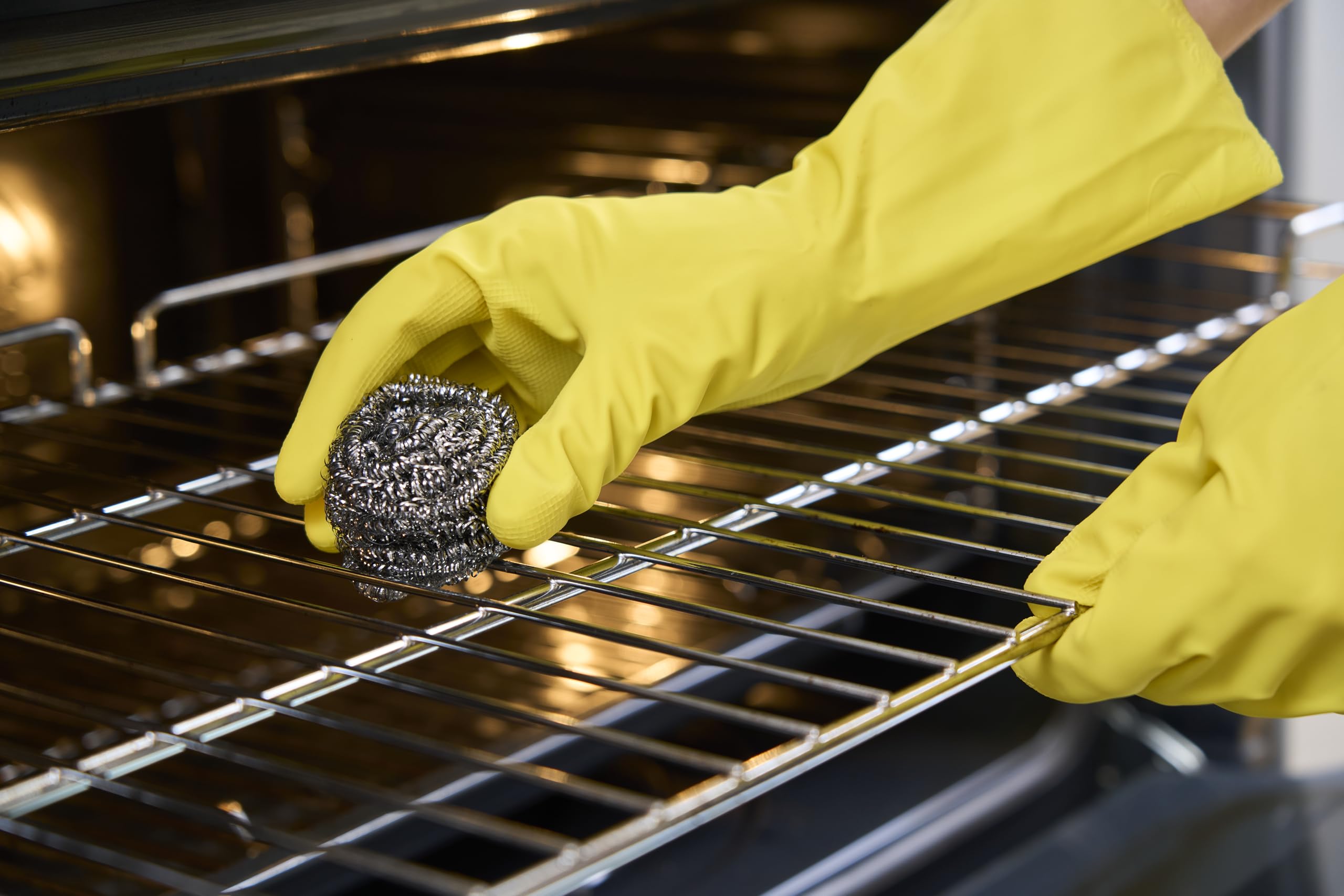 Spontex Essentials Tough Metal Scourers - 12 Packs of 4 (48 Total Scourers) 8