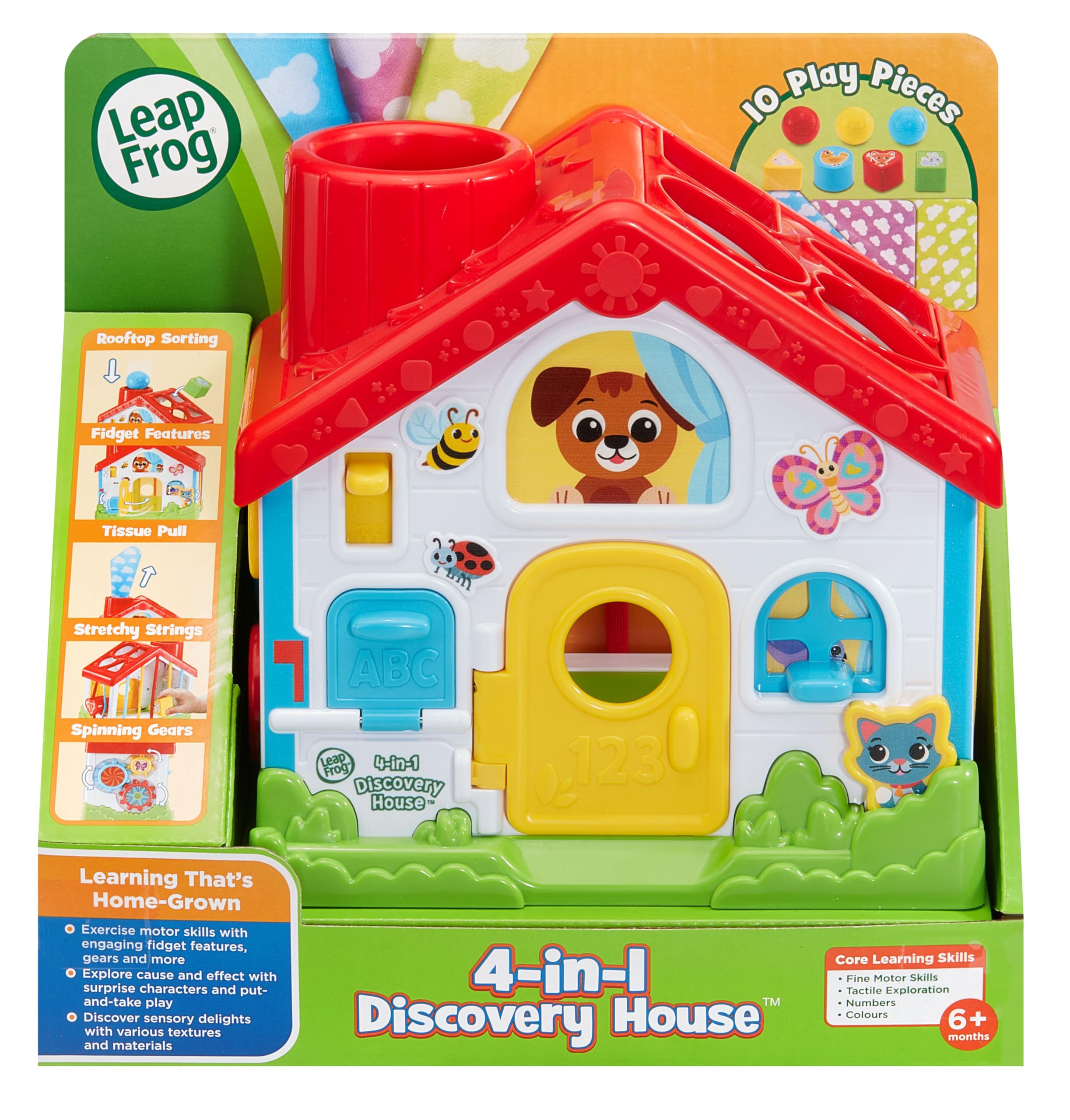 LeapFrog 4-in-1 Discovery House - Educational Early Learning Toy for Toddlers 6-24 Months 4
