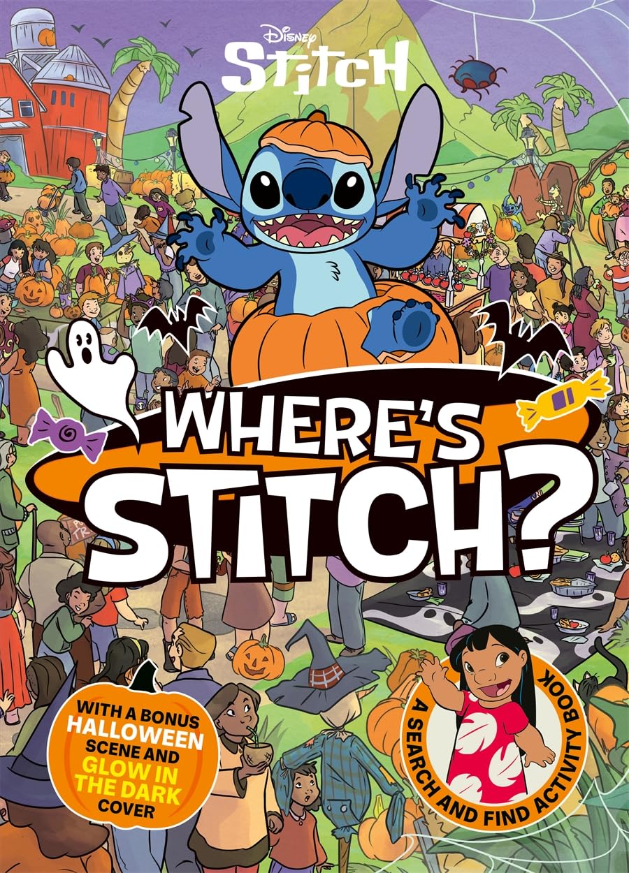Studio Press Where's Stitch?: A Limited Halloween Edition Disney Search-and-Find Activity Book 1