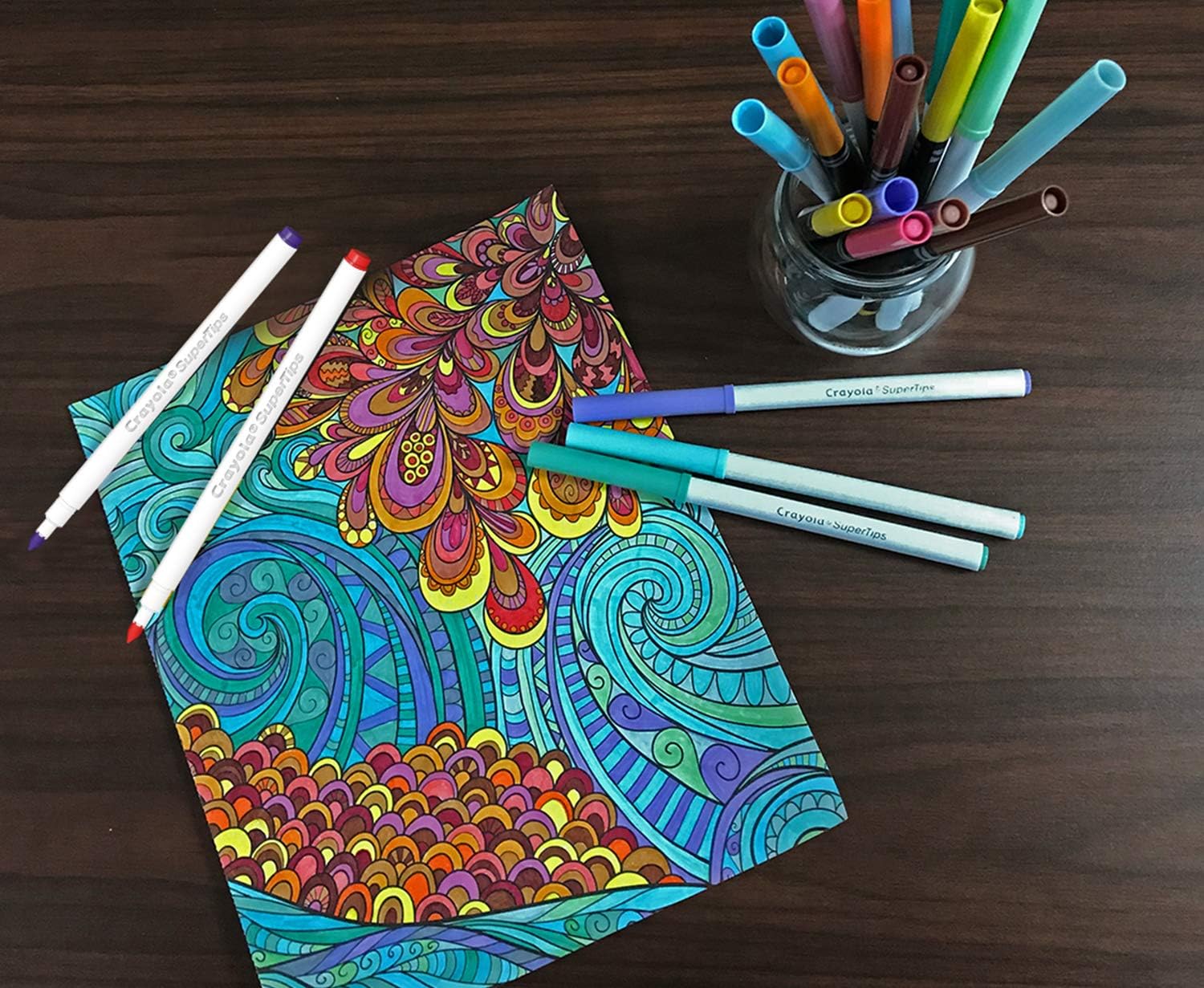 Crayola Bright Supertips Pastel Edition – Abwaschbare Filzstifte für Kinder ab 3 Jahren 6