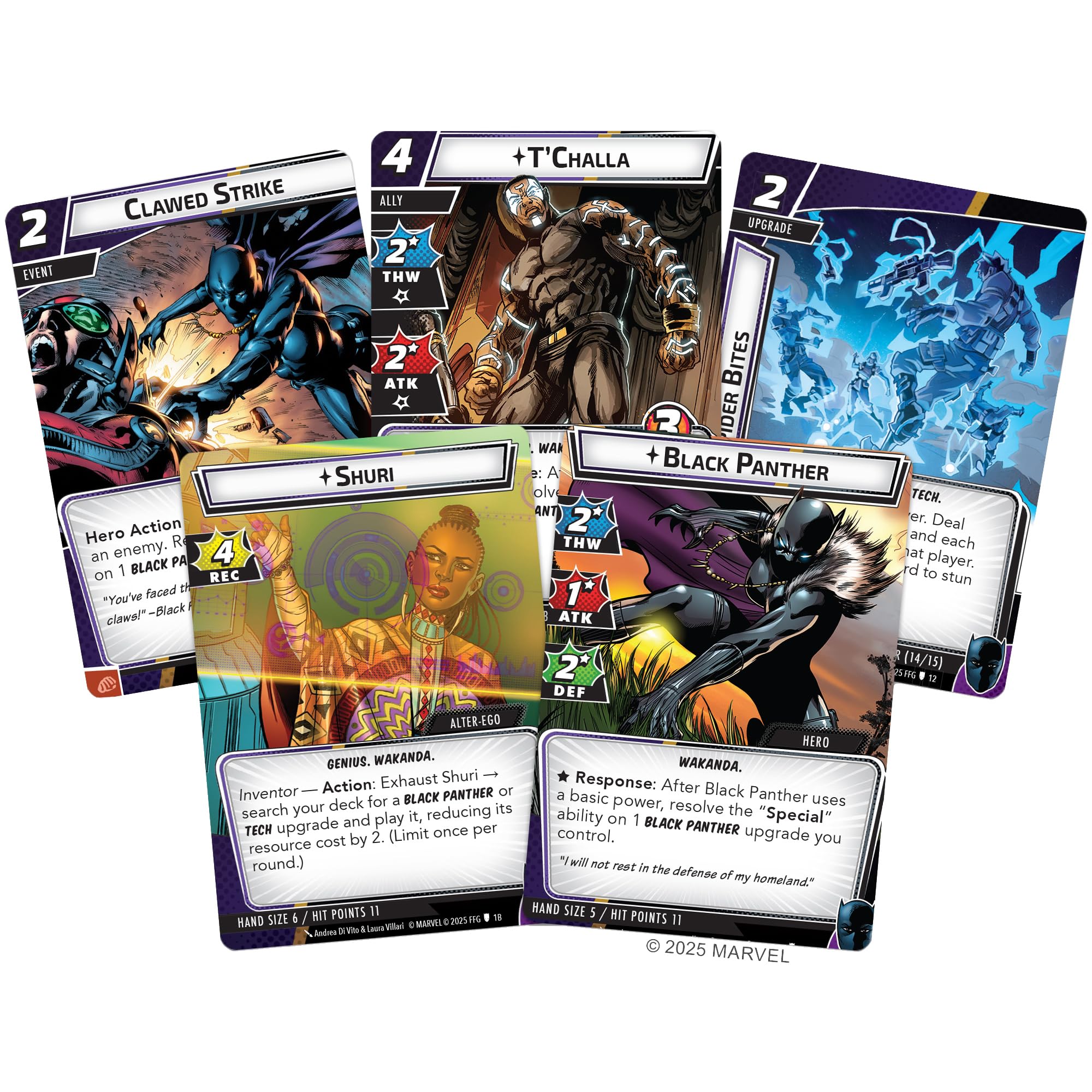 Fantasy Flight Games Marvel Champions: The Card Game Black Panther Hero Pack