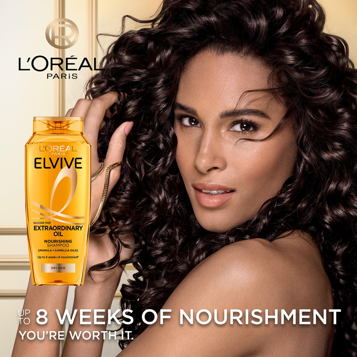 L'Oreal Paris Elvive Extraordinary Oil Nourishing Shampoo - For Dry Hair, 700 ml