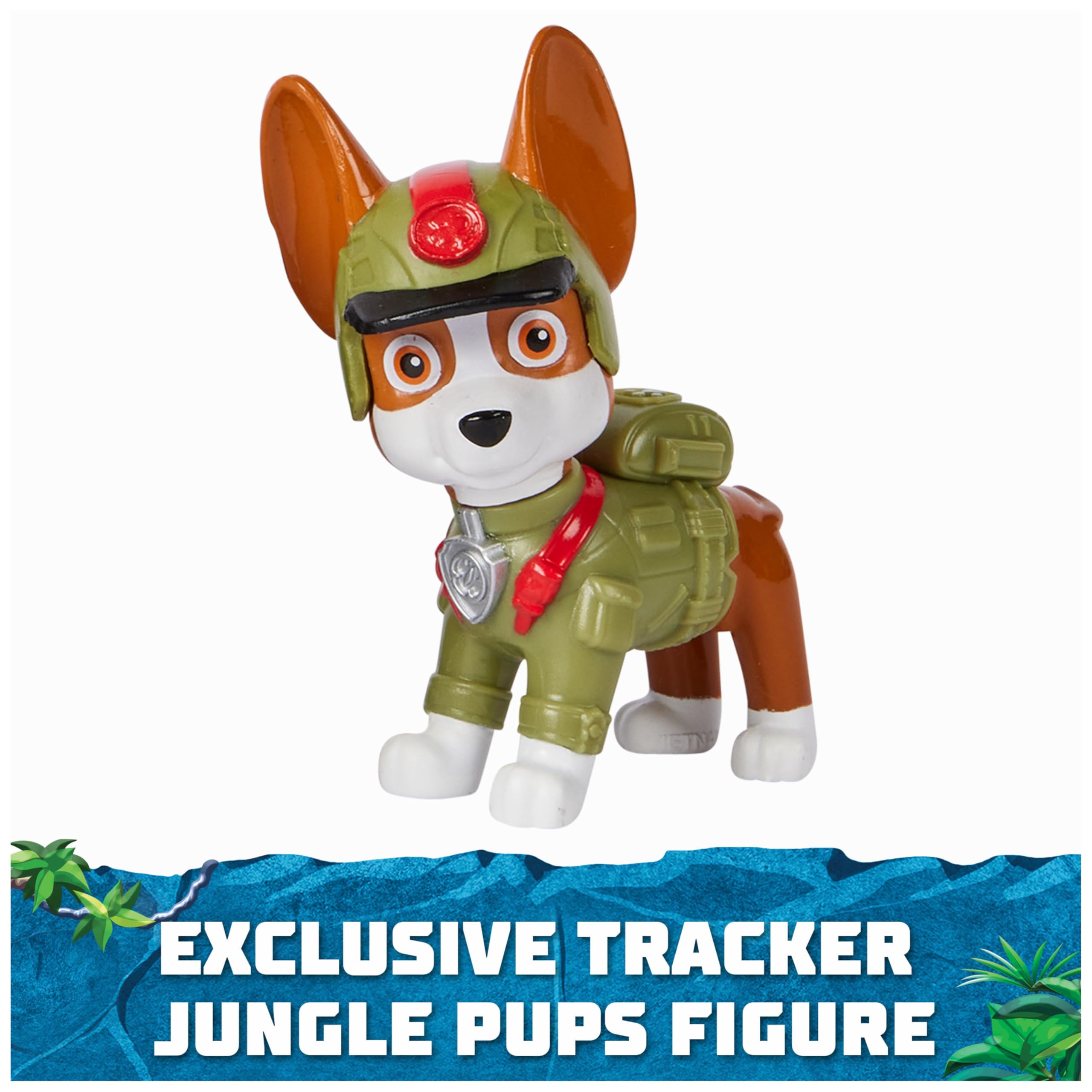 Paw Patrol Jungle Pups Tracker’s Monkey Vehicle with Action Figure - Transforming Rescue Toy for Kids 3+ 3