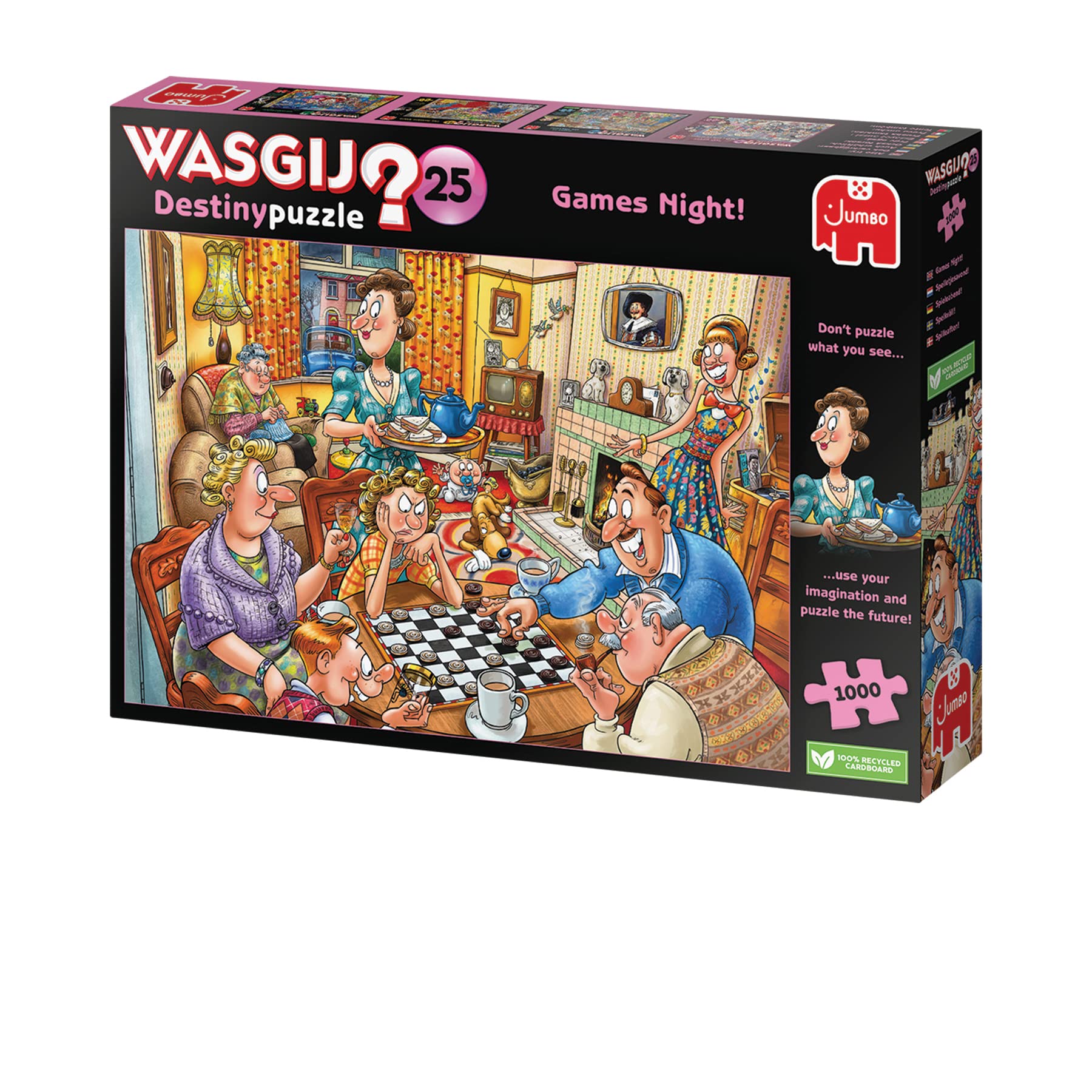 Wasgij Destiny 25: Games Night - 1000-Piece Puzzle for Adults 8