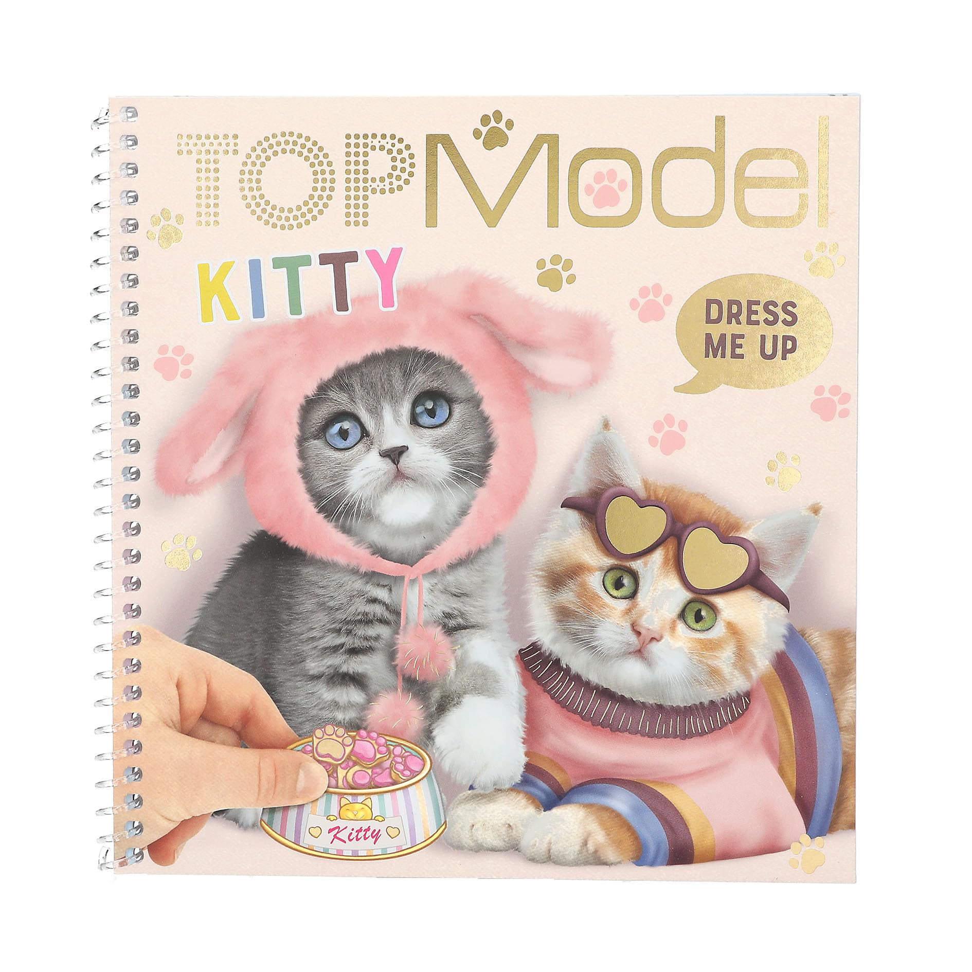 Depesche TOPModel Kitty - Dress Me Up Sticker Book with 24 Pages and 11 Sticker Sheets