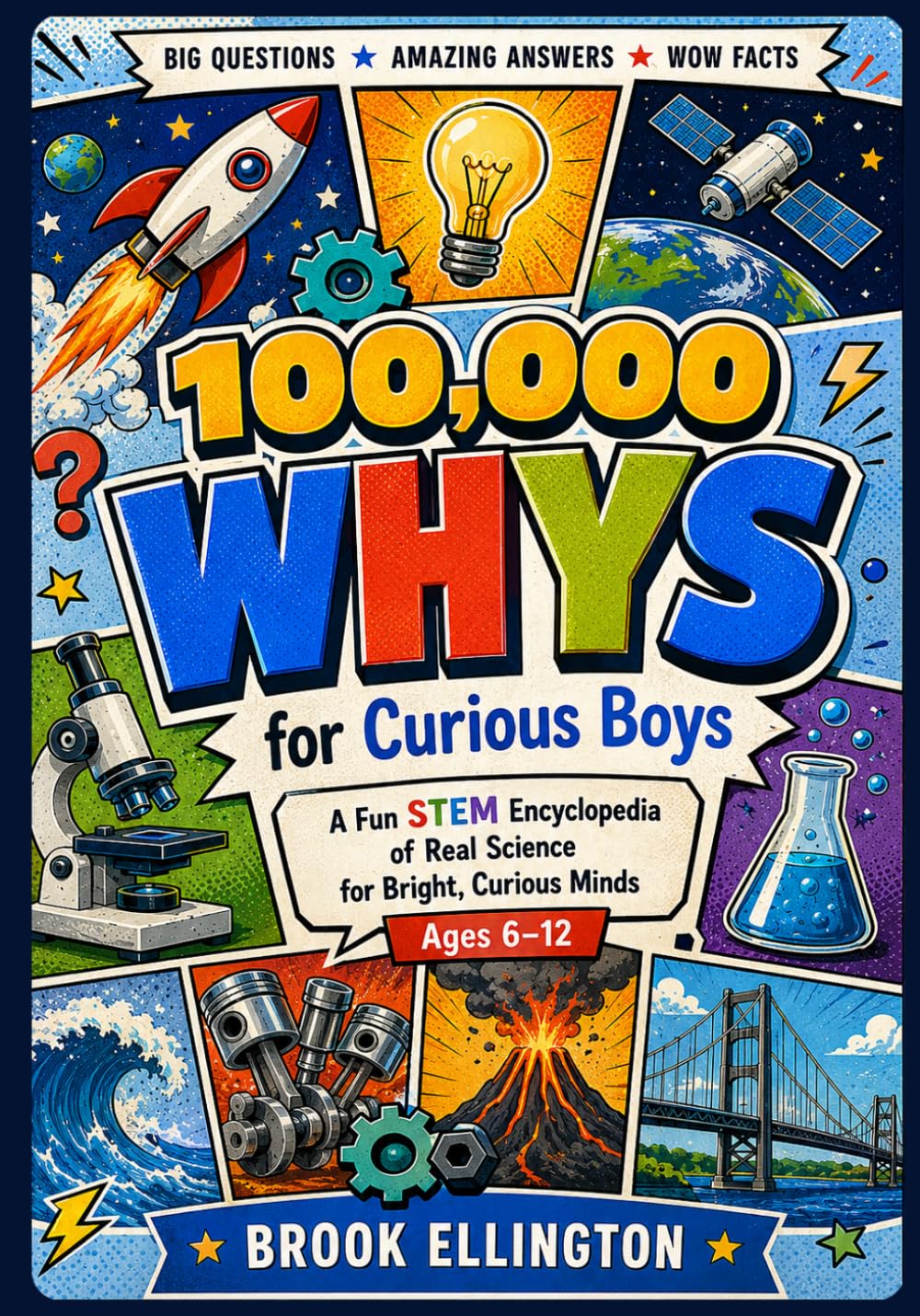 100,000 Whys For Curious Boys: STEM Encyclopedia of Real Science | Paperback