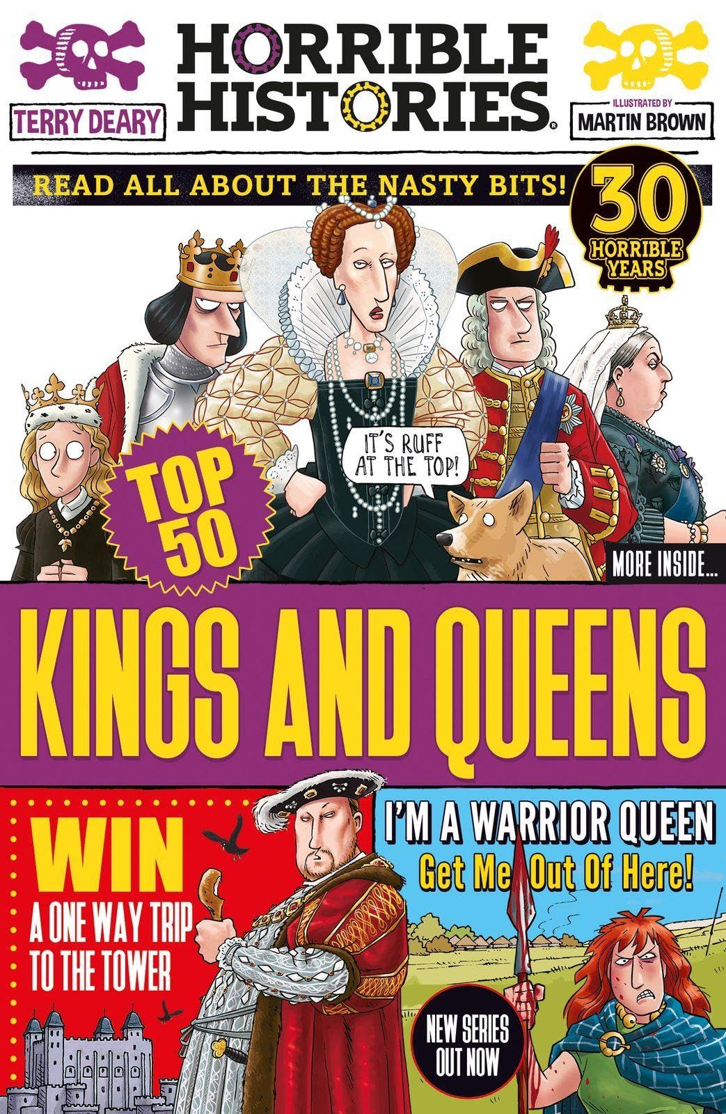 Scholastic Top 50 Kings and Queens (Horrible Histories) | Ages 8-12 | Paperback 1