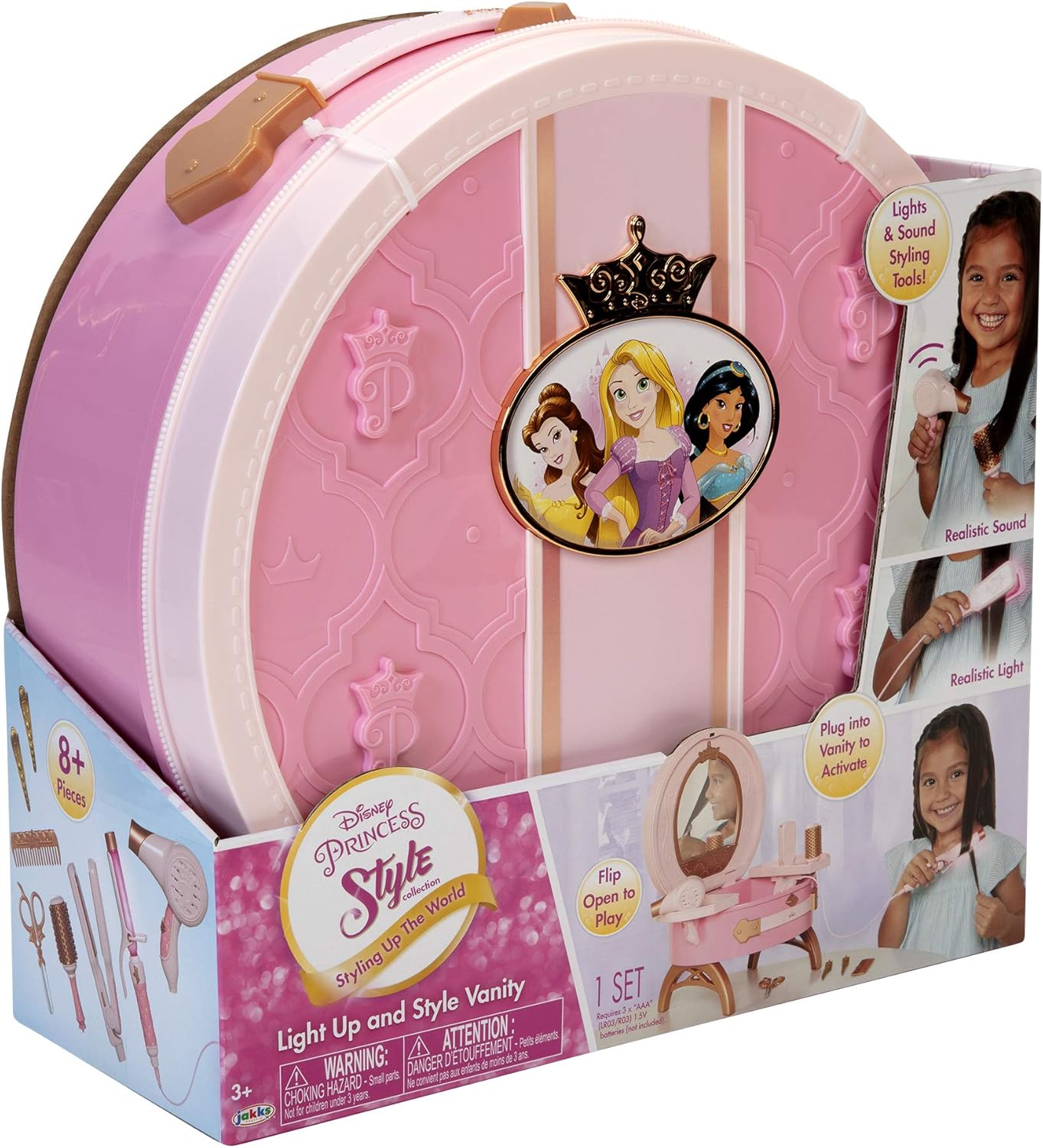 Disney Princess Style Collection – Disney Princess Light Up &amp; Style Schminktisch (Modell 12345) 8
