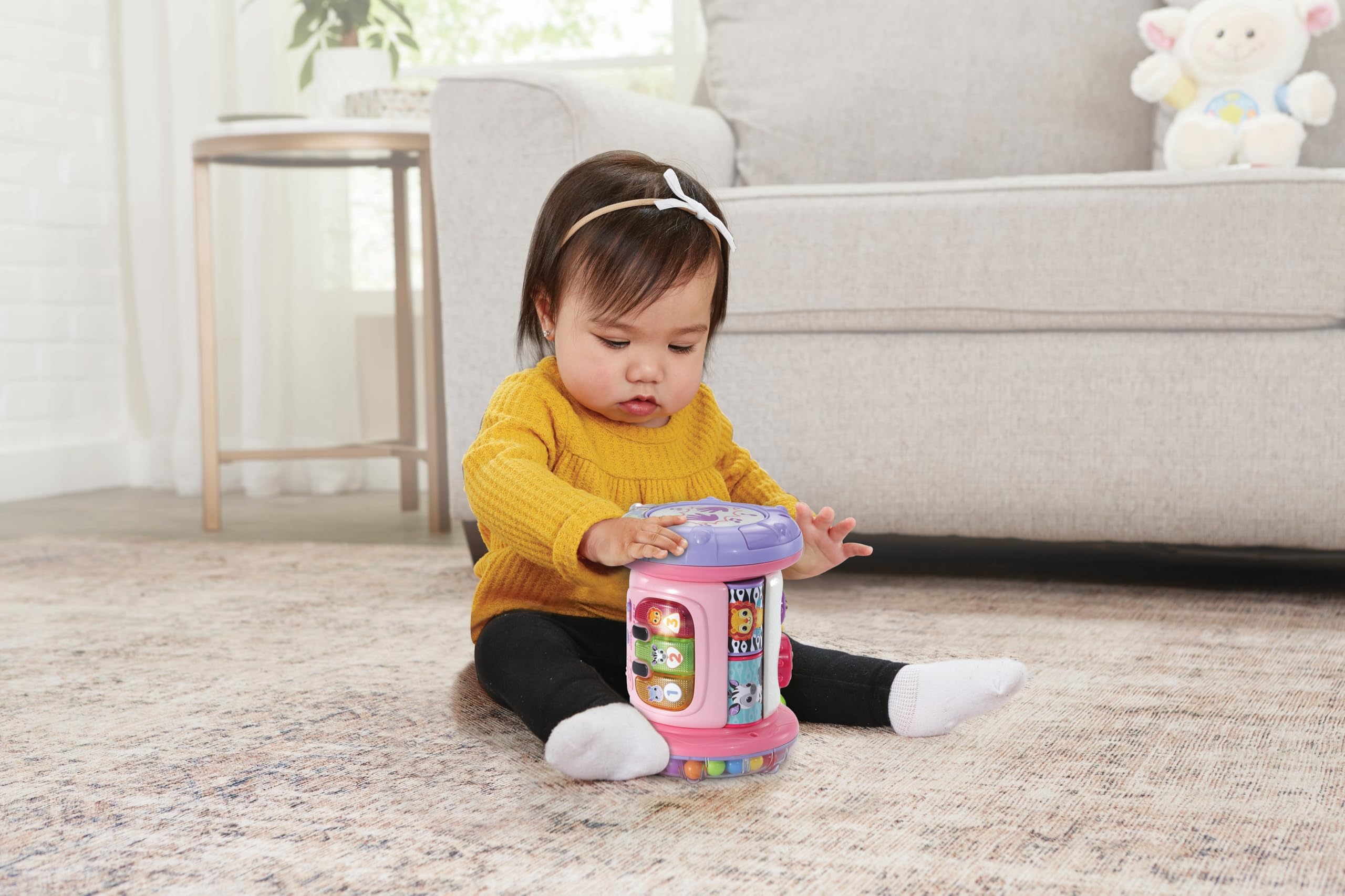 VTech Baby Explore & Discover Roller - Interactive Musical Toy with Light-Up Keys & Gears for 6+ Months
