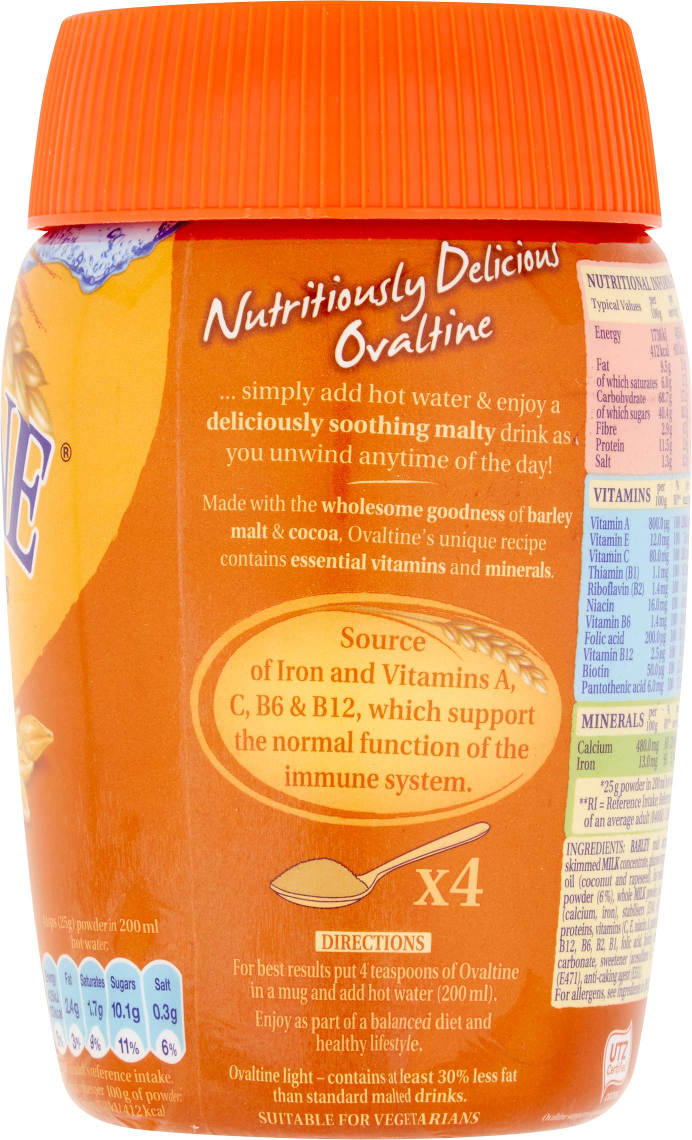 Ovaltine Original Add Milk 300g 4
