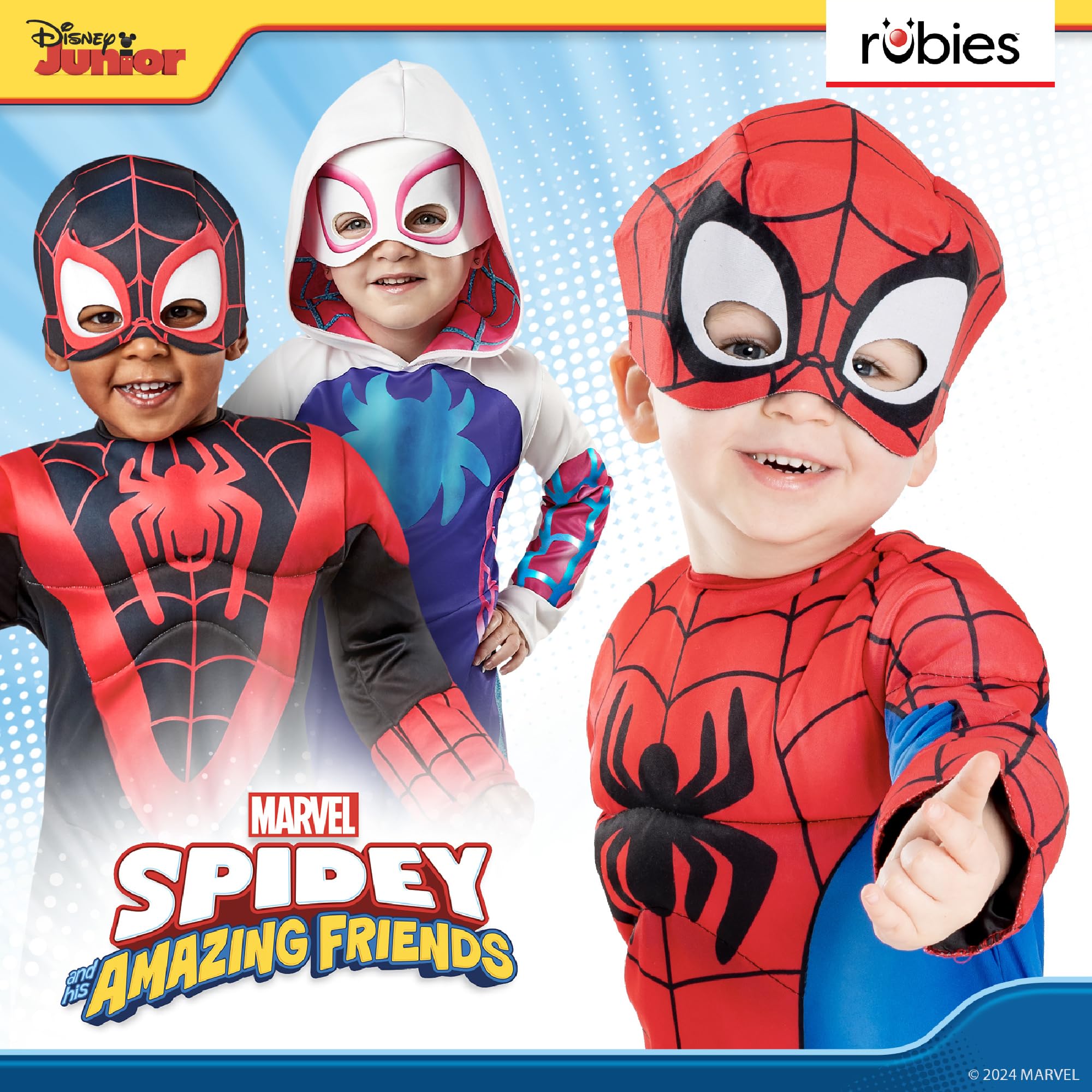 Rubies Official Marvel Spidey and his Amazing Friends Ghost Spider Deluxe T 7