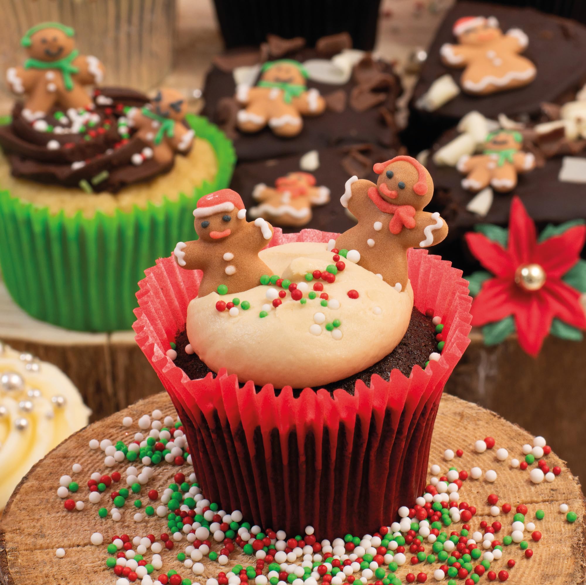 Create A Cake - Christmas Sprinkle Mix 4-in-1 Magical Cake Decorations 5