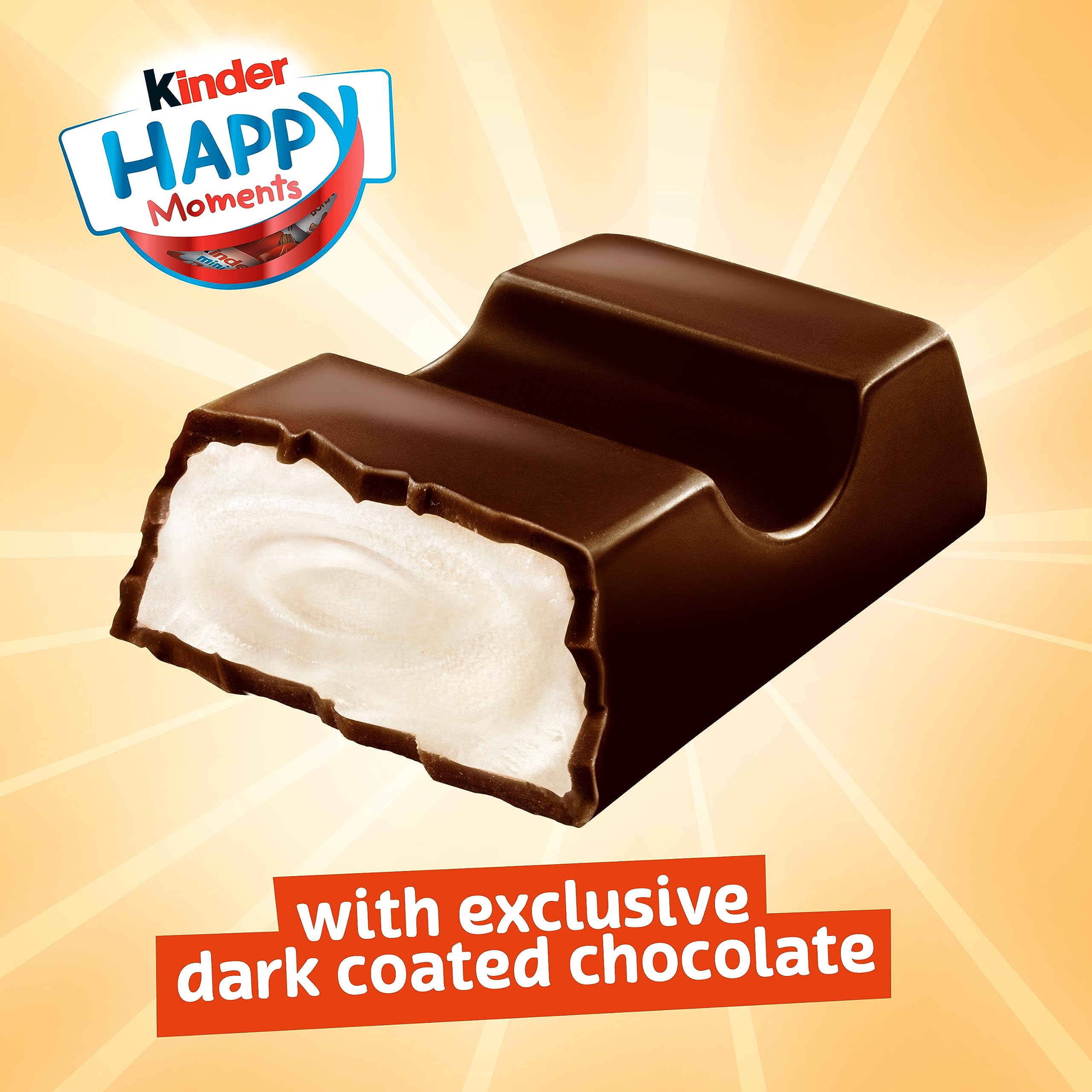Kinder Happy Moments Exclusive Chocolate Gift Box - 1kg Bulk Share Pack with Assorted Minis 3