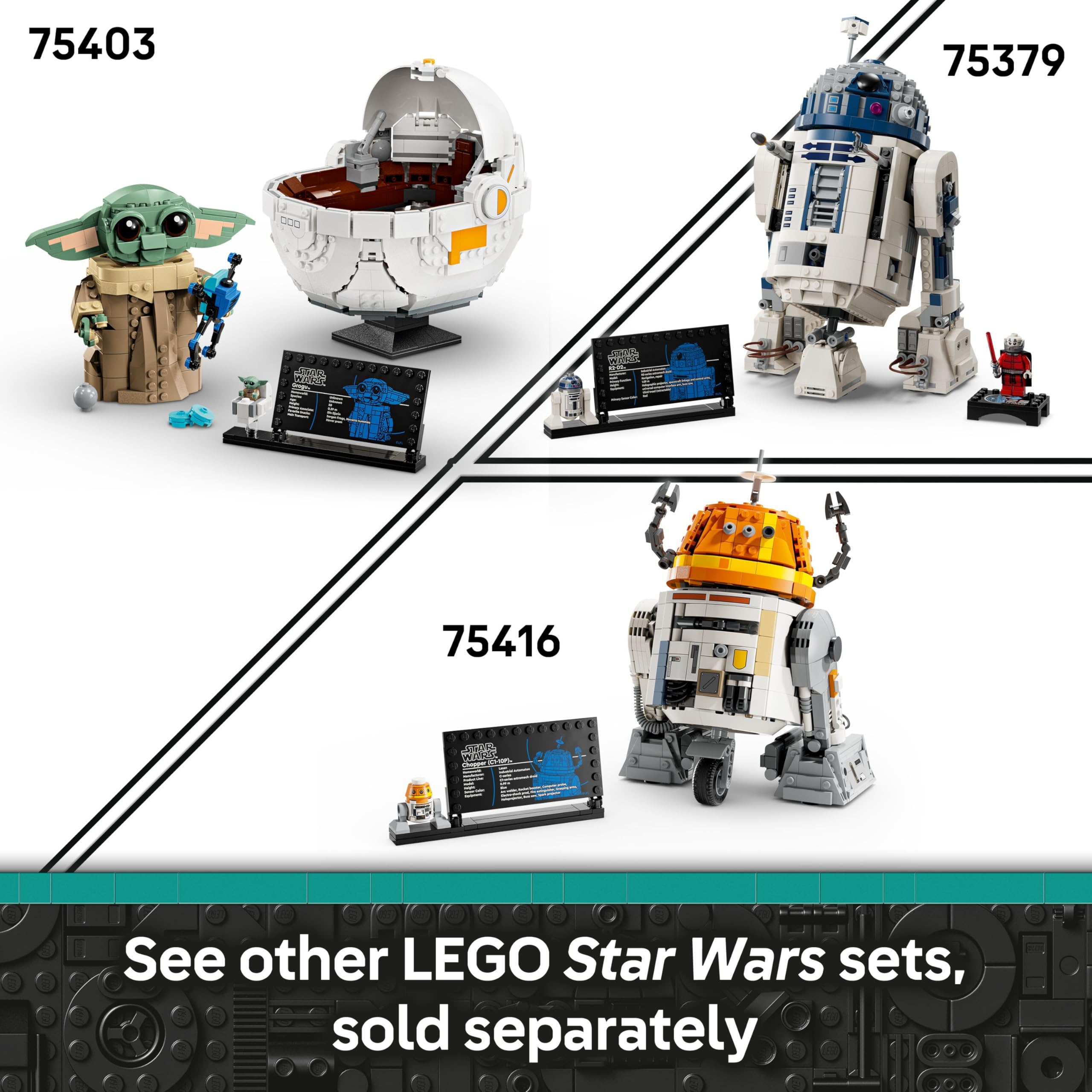 LEGO Star Wars 75416 Chopper (C1-10P) Astromech Droid Building Set - 10+ Years 11