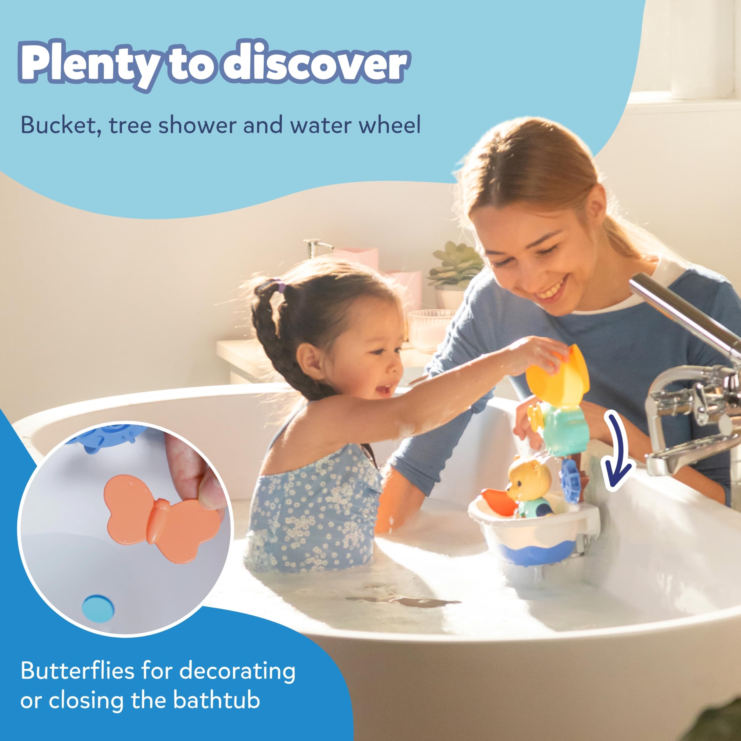 BABY born Splish Splash Tub with Teddy - Interactive Bath Time Playset for Toddlers 18 Months+ 4