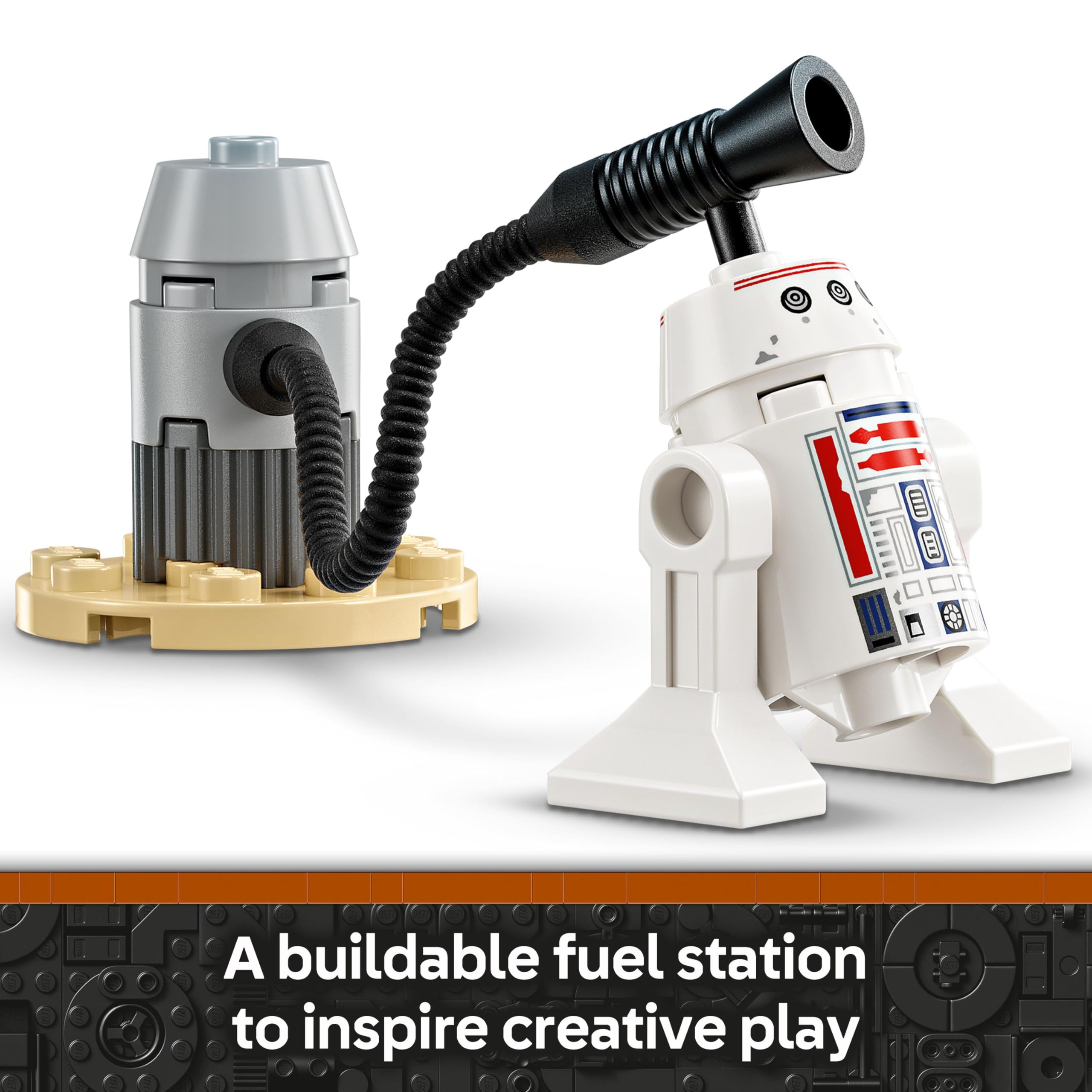 LEGO Star Wars 75410 Mando and Grogu’s N-1 Starfighter Building Toy - 92-Piece Set for Ages 4+ 11