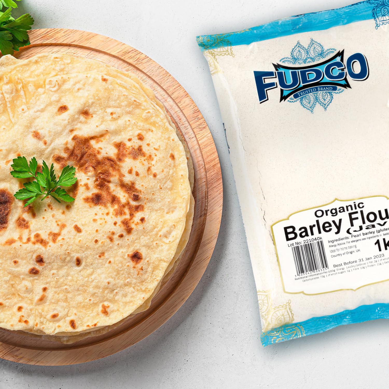 Fudco Barley Flour - Wholesome Alternative to All-Purpose Flour | 1 kg