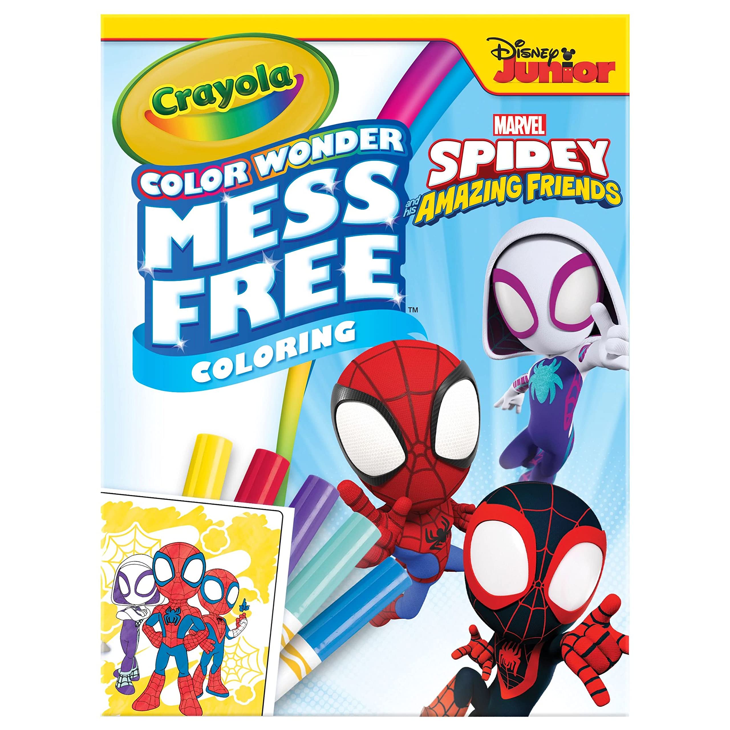 CRAYOLA Color Wonder - Marvel Spidey and His Amazing Friends Mess-Free Coloring Set