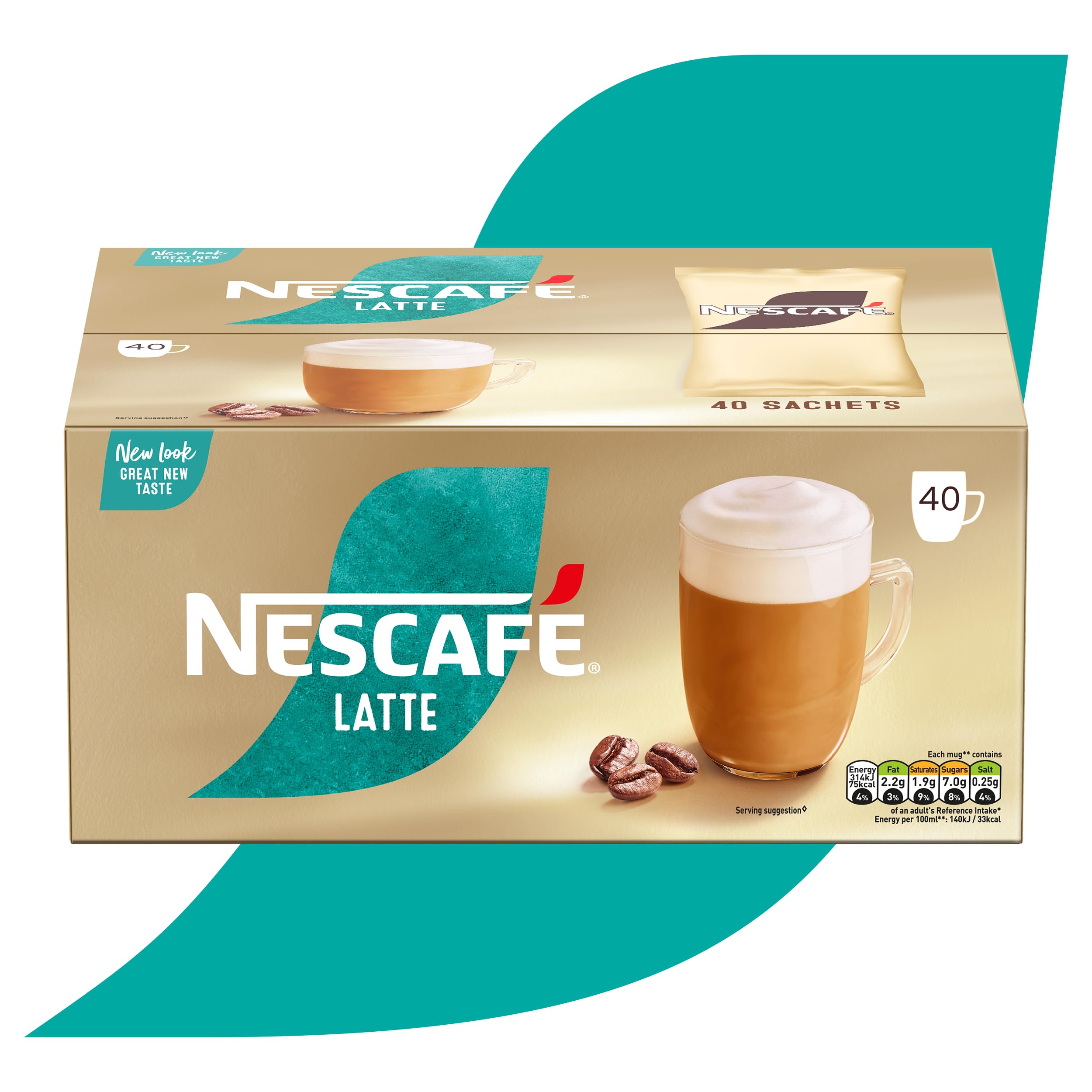 NESCAFÉ Gold Latte Instantkaffee-Beutel – 40 x 18 g 6