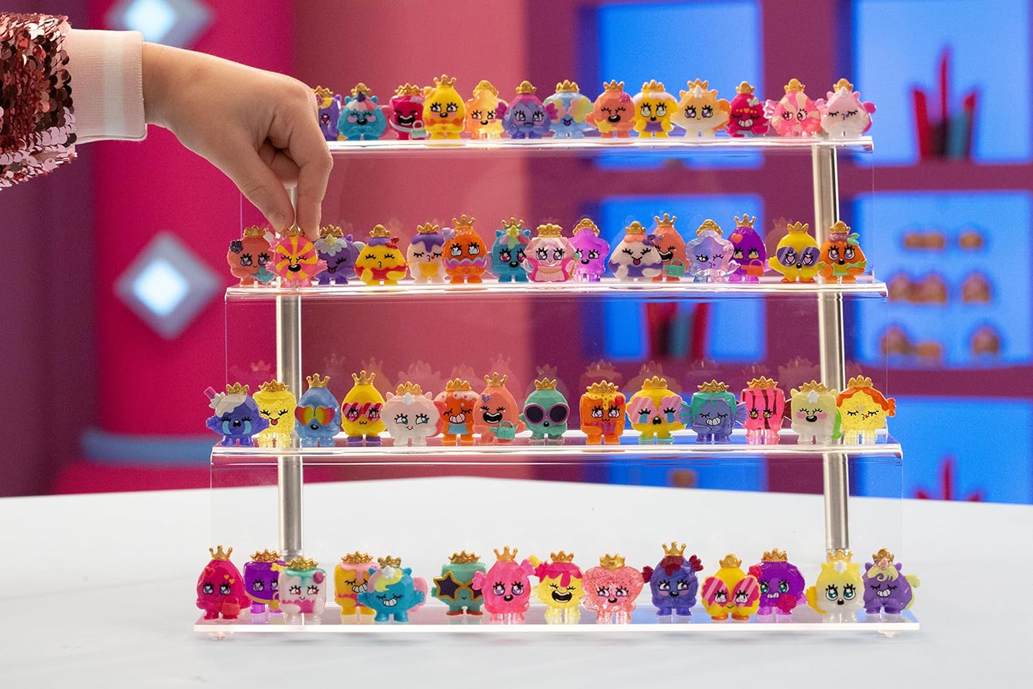 Bandai Pinky Promise The Royals 12 Pack - Gemmy Friends Collectible Set with Bracelet & Hair Clip 15