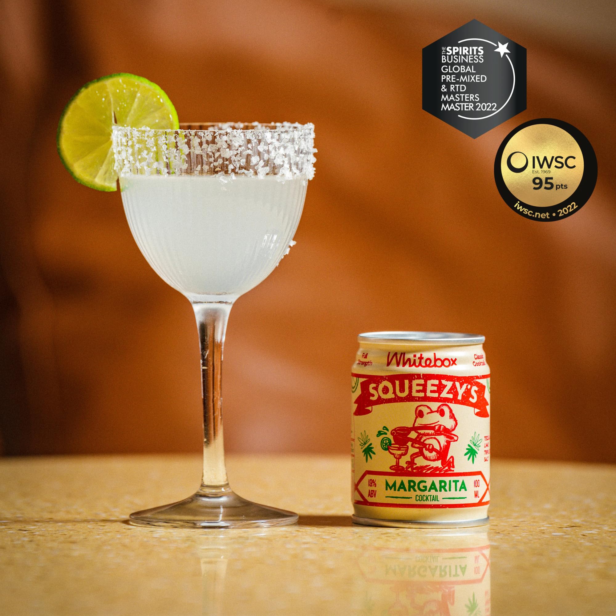 WHITEBOX COCKTAILS Single Serve Classic Squeezy’s Margarita — Case of 4 Cocktails 5