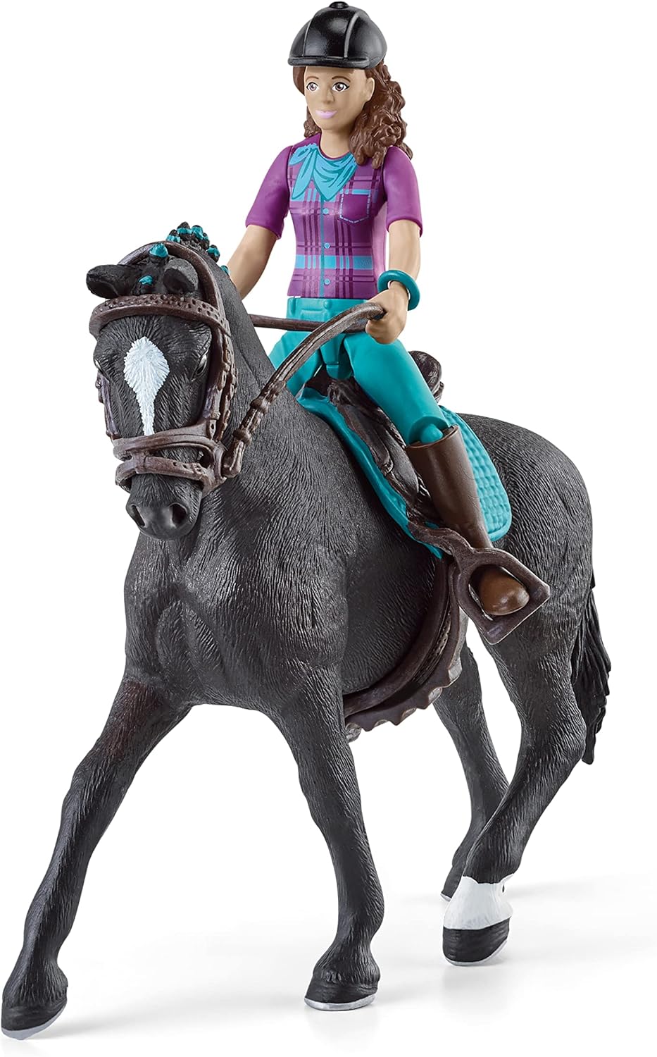 SCHLEICH Horse Club Lisa & Storm Playset - Action Figure with Poseable Doll & Horse for Ages 5+