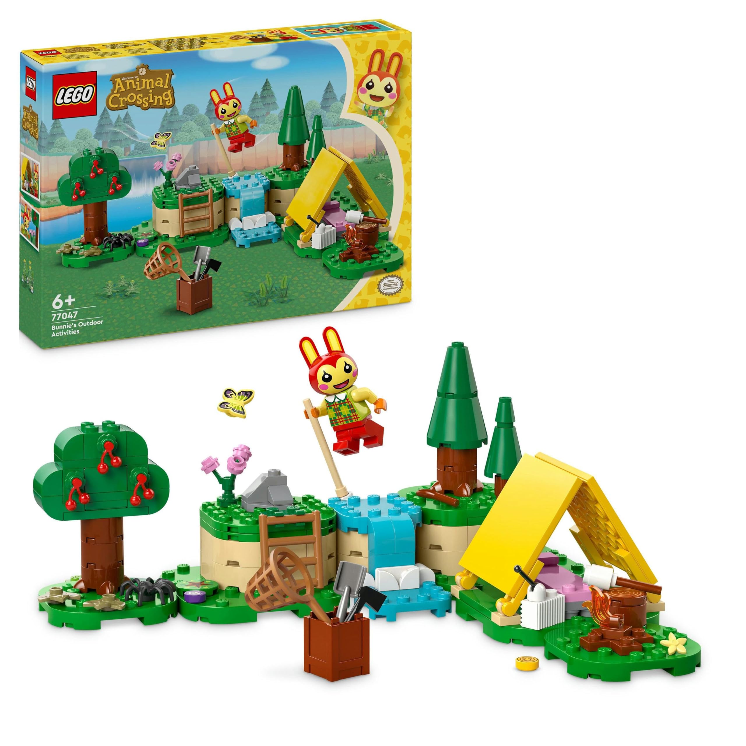 LEGO Animal Crossing Bunnie’s Outdoor Activities Buildable Set 77047