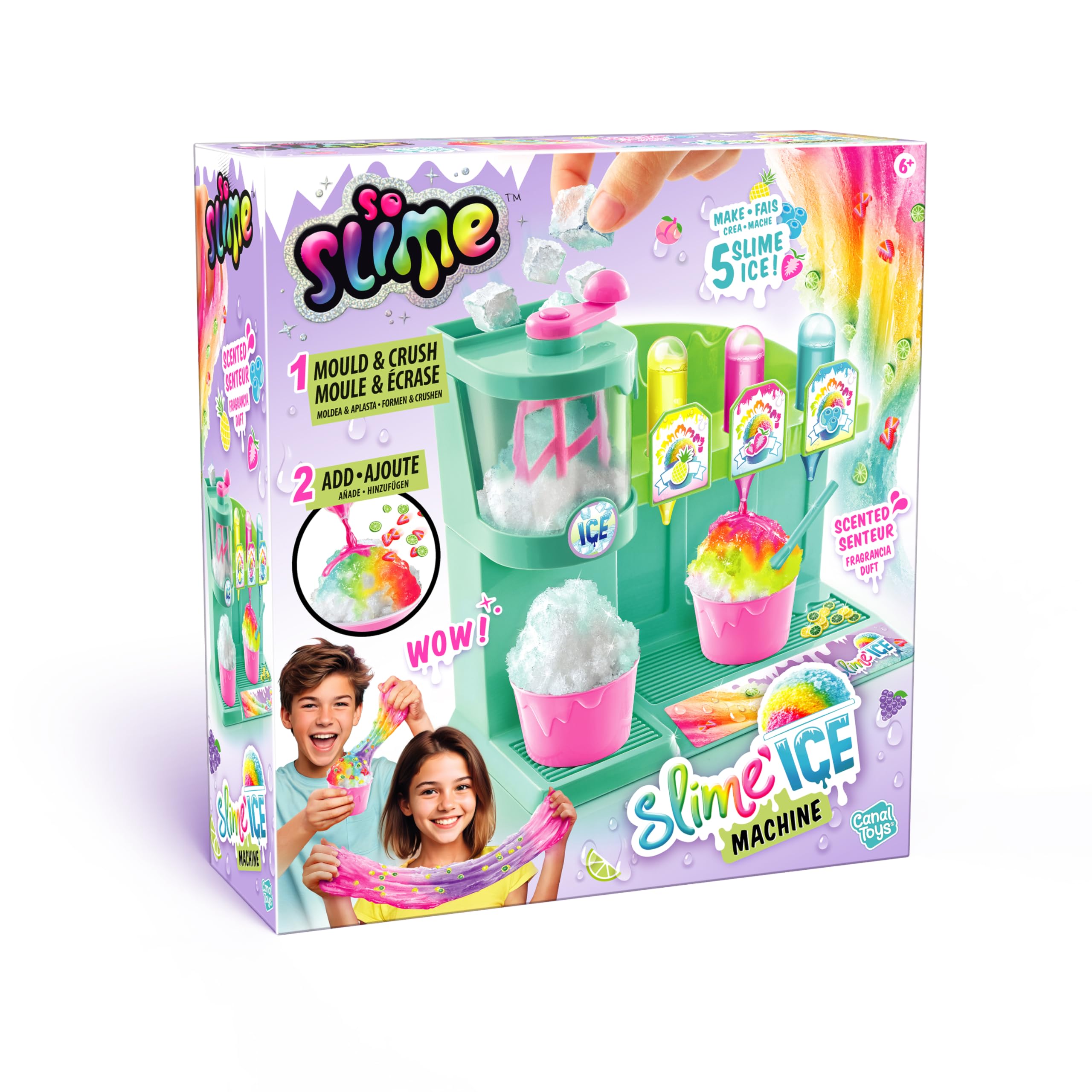So Slime Slime-Ice Machine - Make Scented Snow-Cone Slime with 3 Dyes & Decorations 7