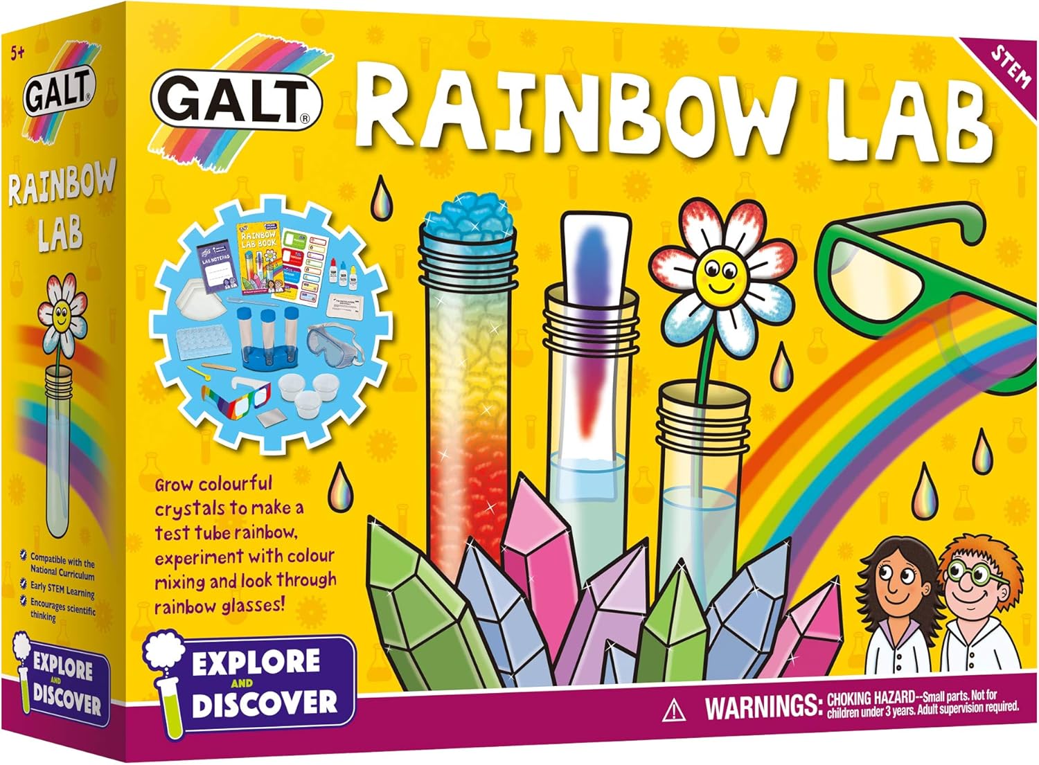 Galt Toys Rainbow Lab Science Kit – MINT-Experimente für Kinder im Alter von 5–10 Jahren 11