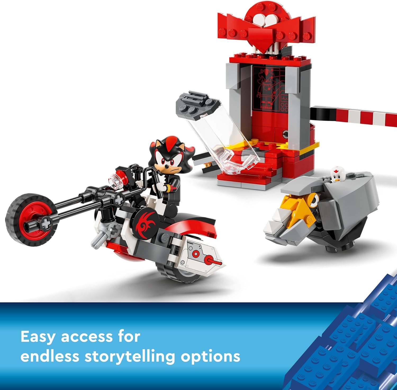 LEGO Sonic the Hedgehog Shadow the Hedgehog Escape Motorbike Playset - Building Set for Kids 8+ 7