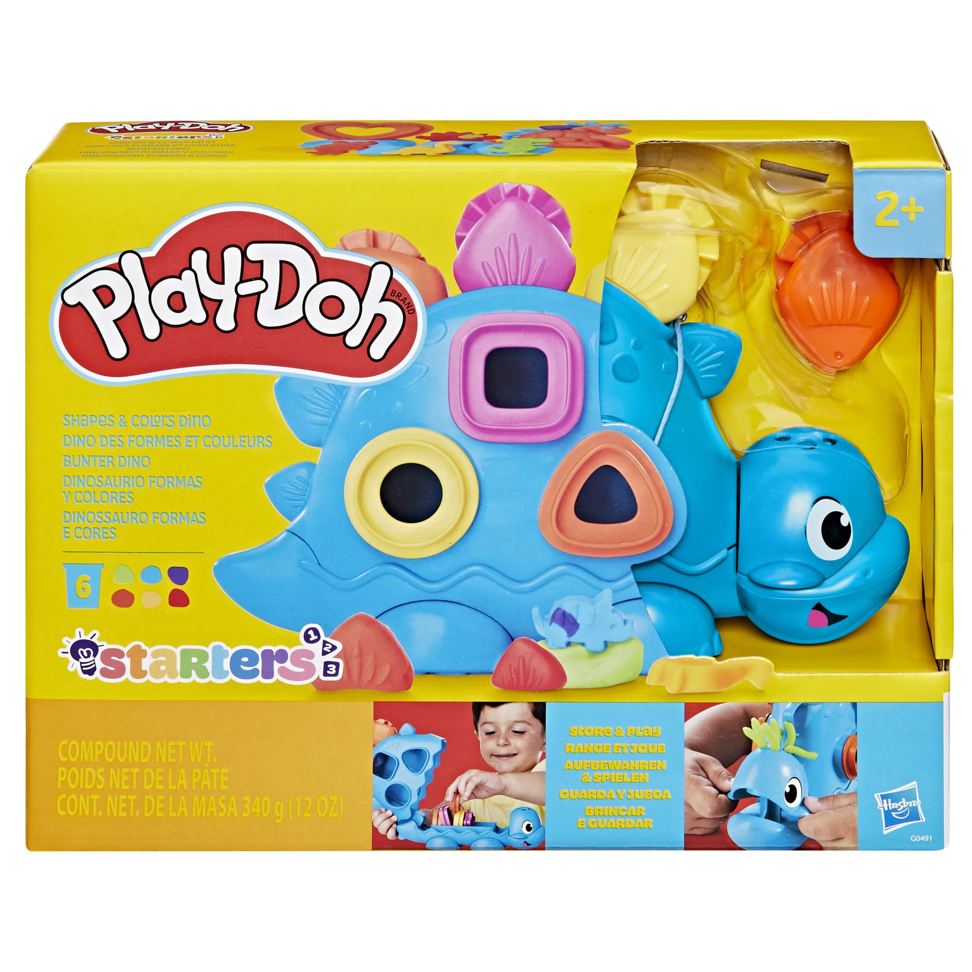 Play-Doh Shapes & Colours Dinosaur Toy - Preschool Creative Playset for Ages 3+ 19