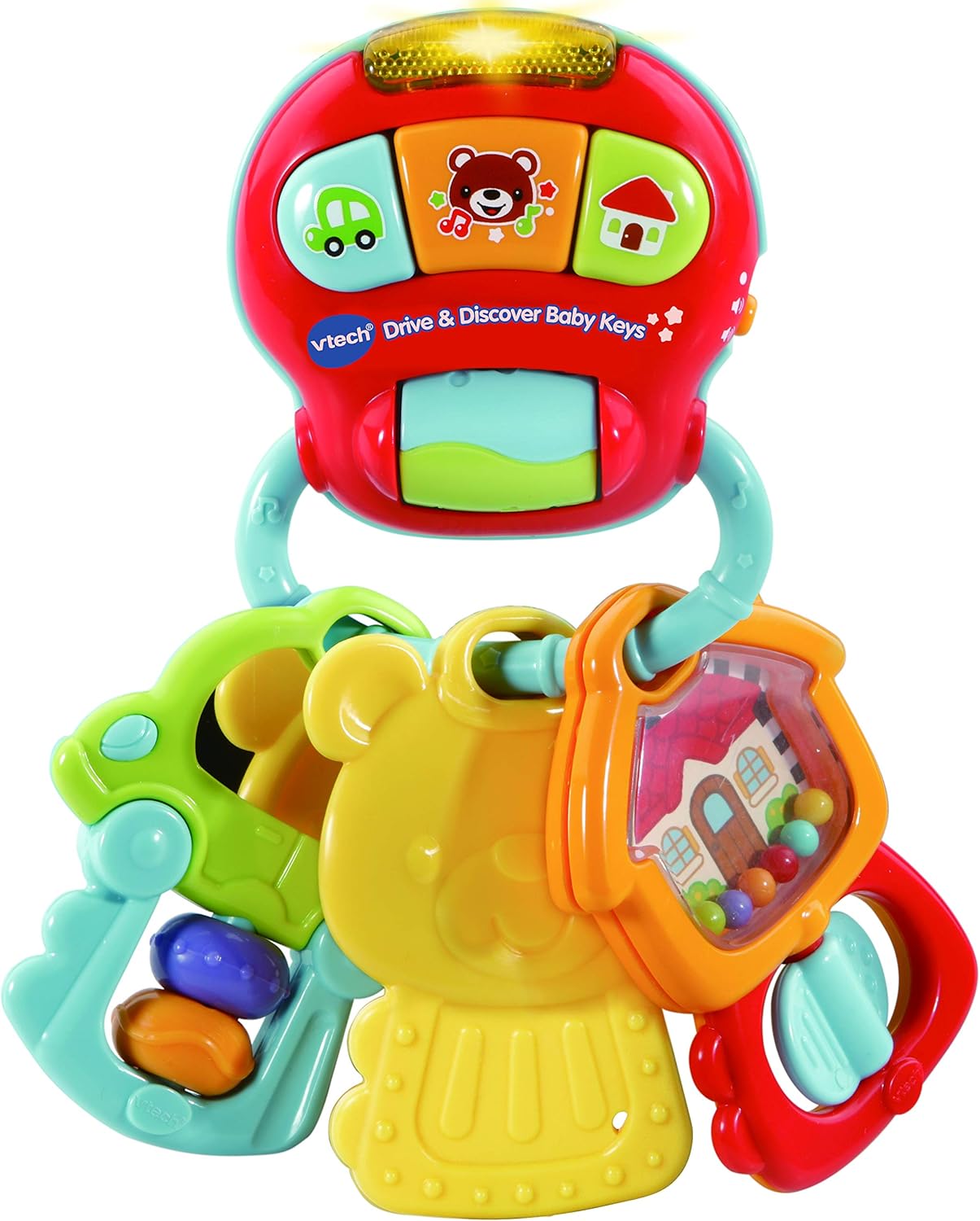 VTech Drive & Discover Baby Keys - Musical Rattle Toy with Lights & Sounds for 0-3 Years 4