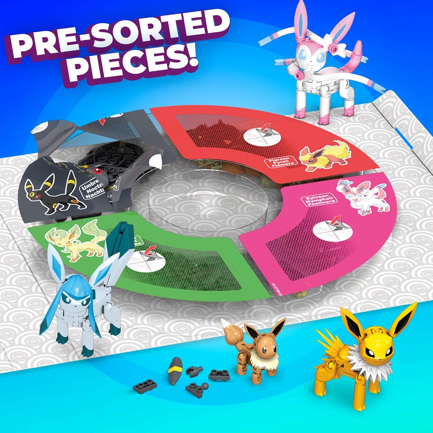 Mega Construx Pokémon Every Eevee Evolution! - Buildable Action Figures for Ages 6+ 5