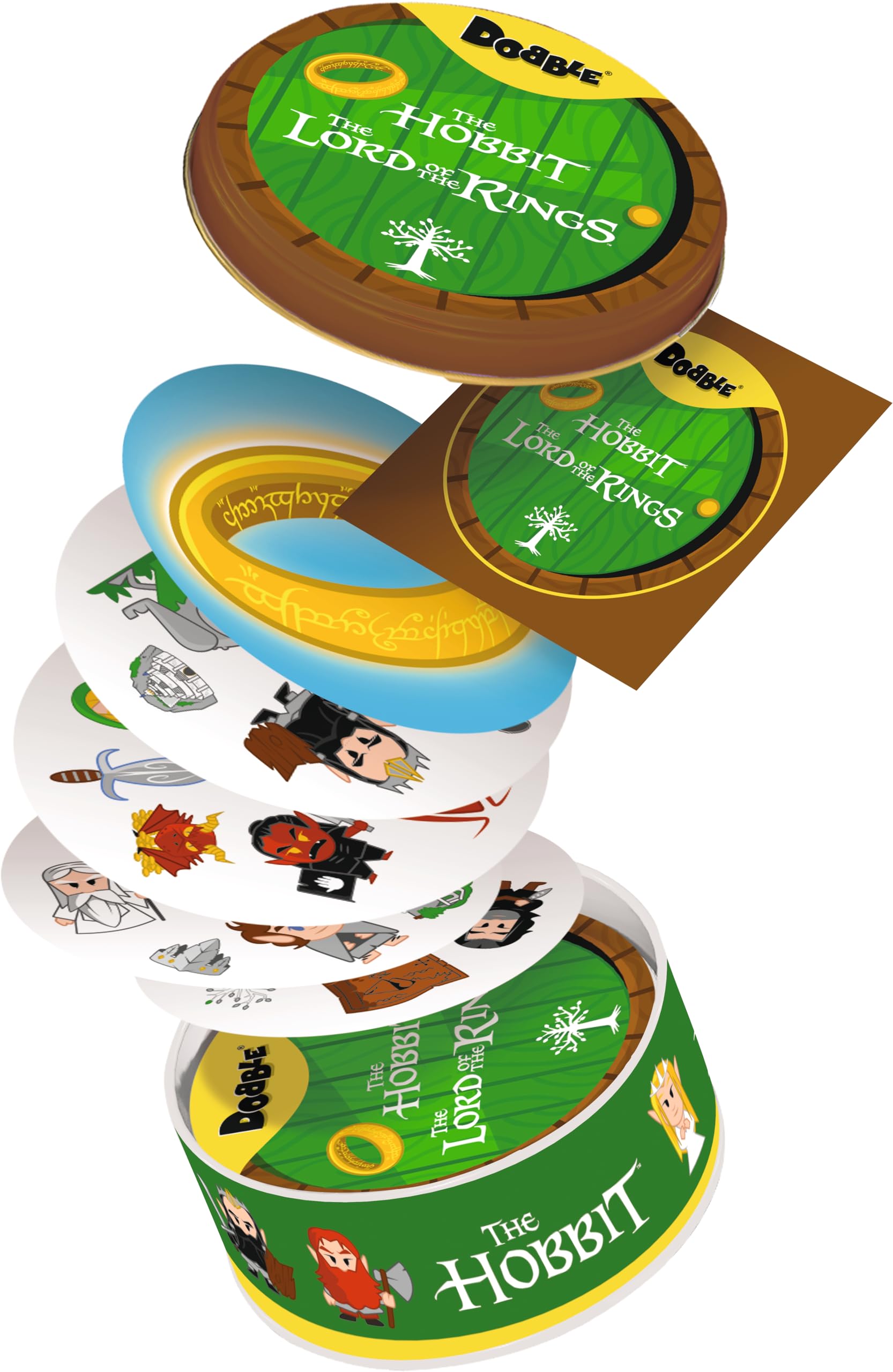 Asmodee Dobble Lord of the Rings Quest for the One Ring Card Game 3