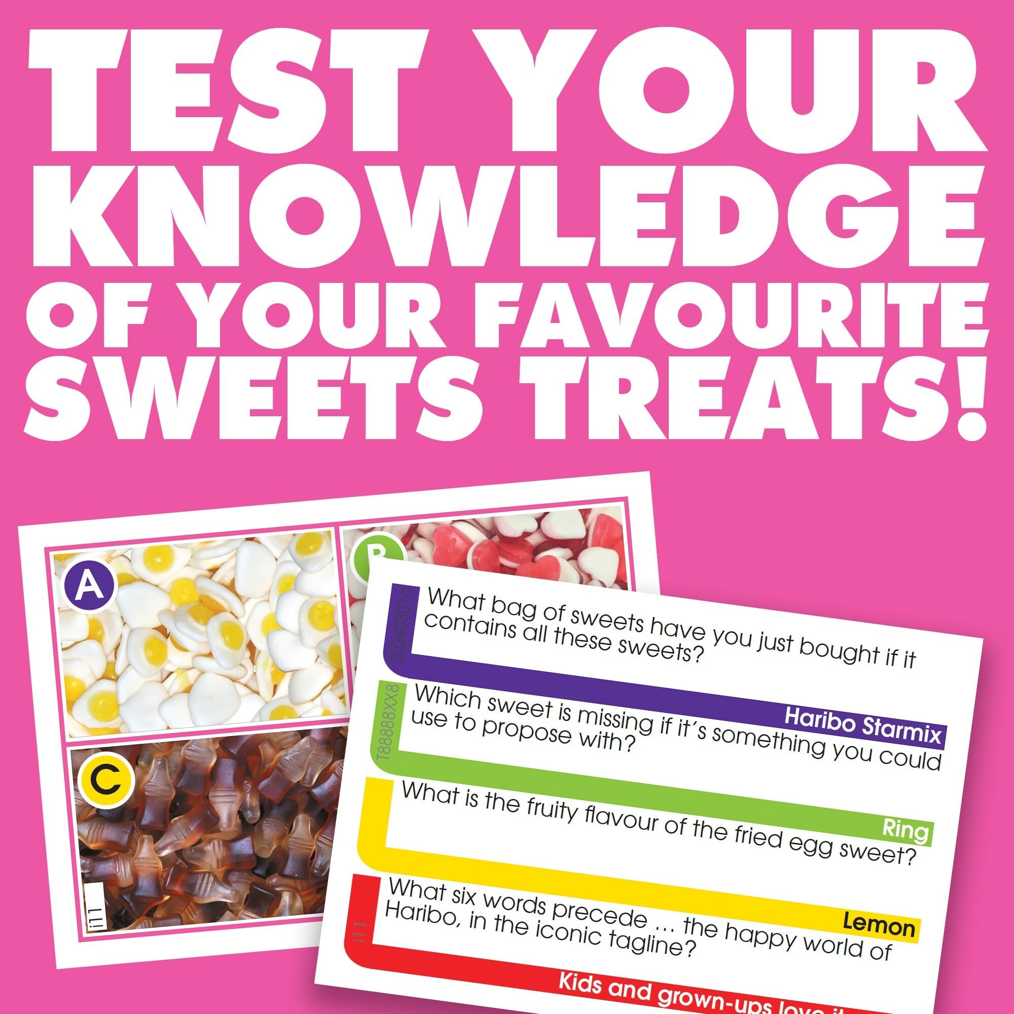 TOMY LOGO Chocolate & Sweets Mini Board Game | Trivia | 2-20 Players | Ages 8+ 3