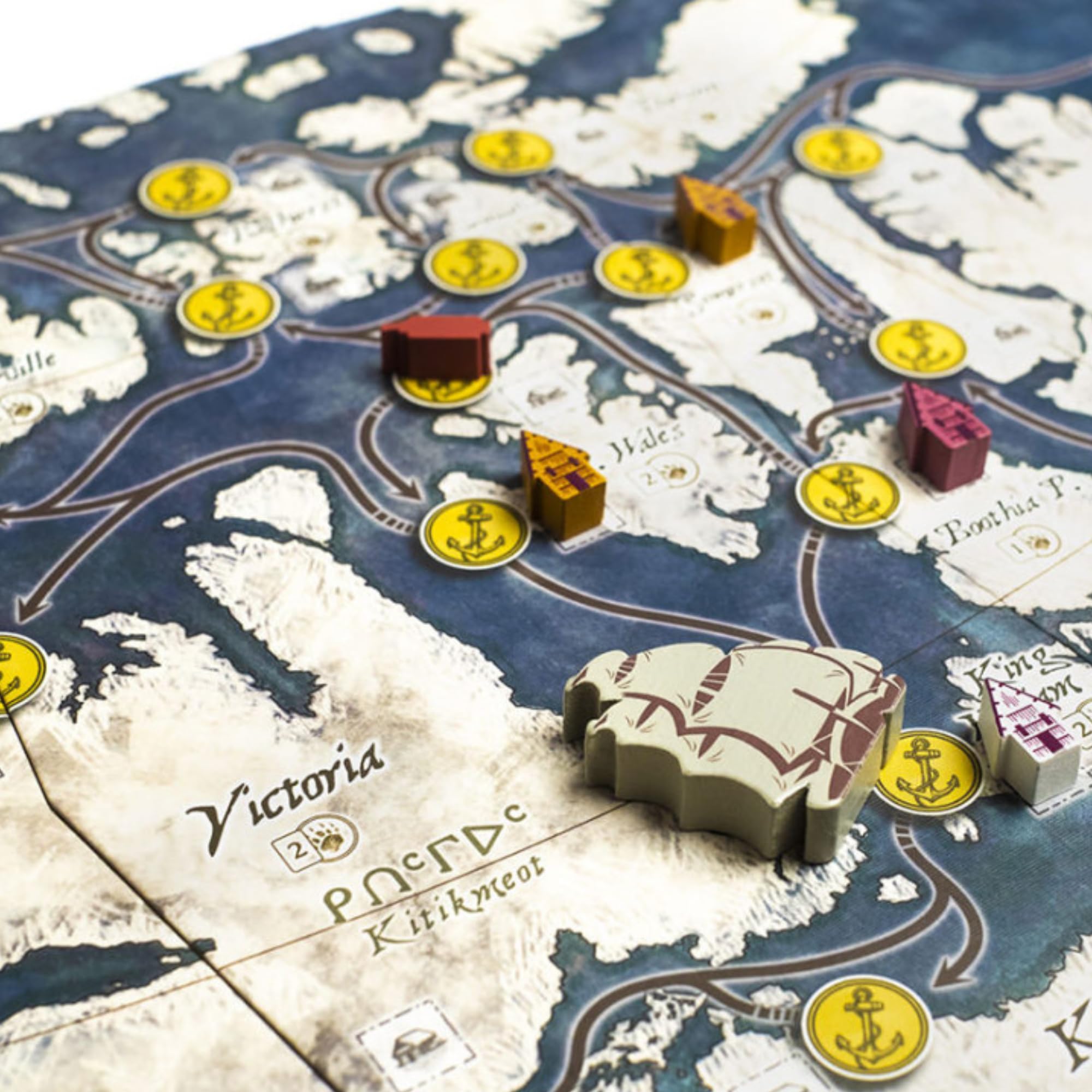 2Tomatoes Games Through Ice and Snow Arctic Exploration Board Game 9