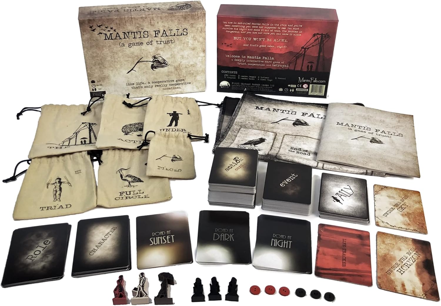 Distant Rabbit Games Mantis Falls Board Game 12