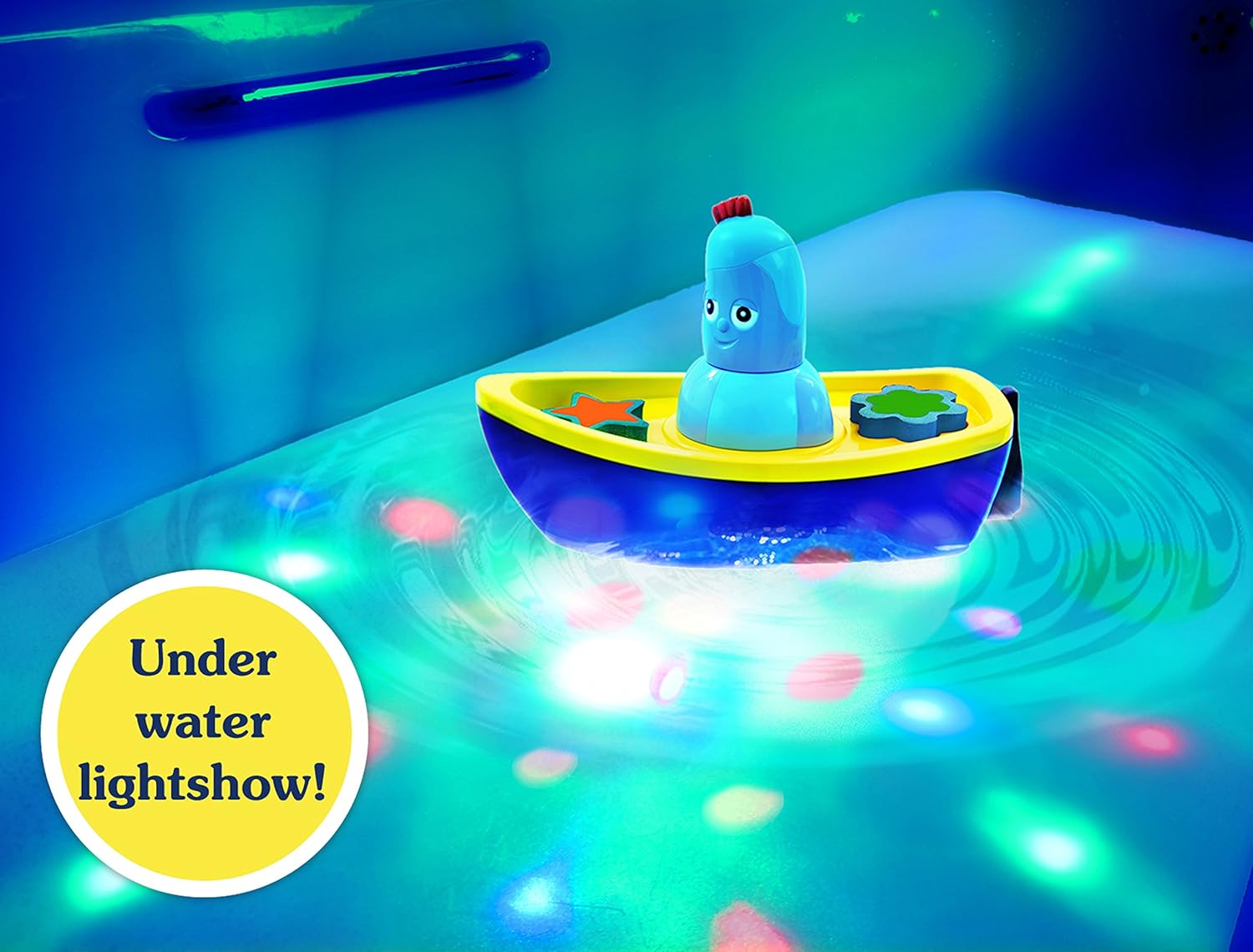 In the Night Garden Igglepiggle's Bath-Time Lightshow Boat - Light-Up Floating Playset for Toddlers 7