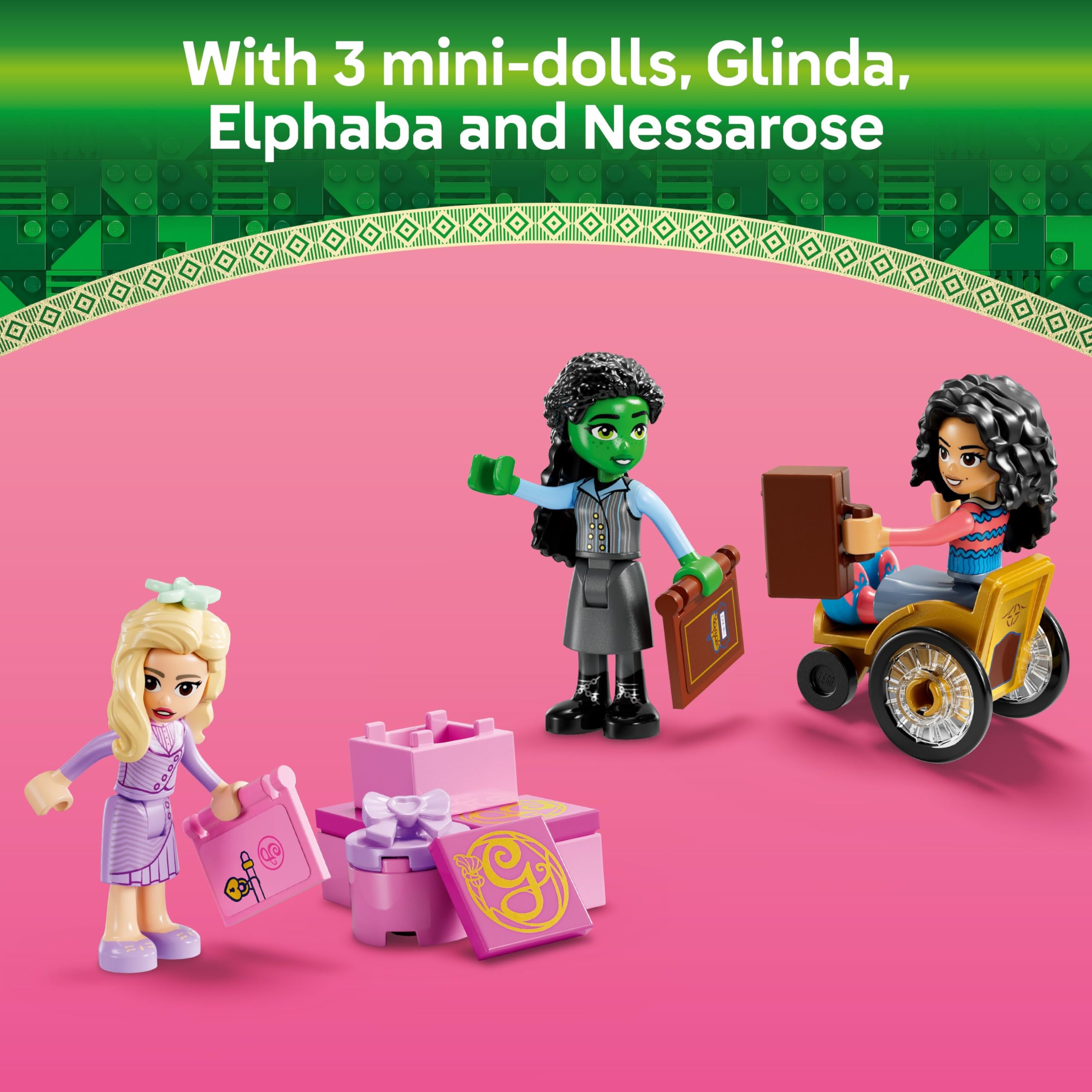 LEGO Wicked Glinda, Elphaba & Nessarose at Shiz University Building Set (75681) - 304-Piece Playset for Ages 7+ 11