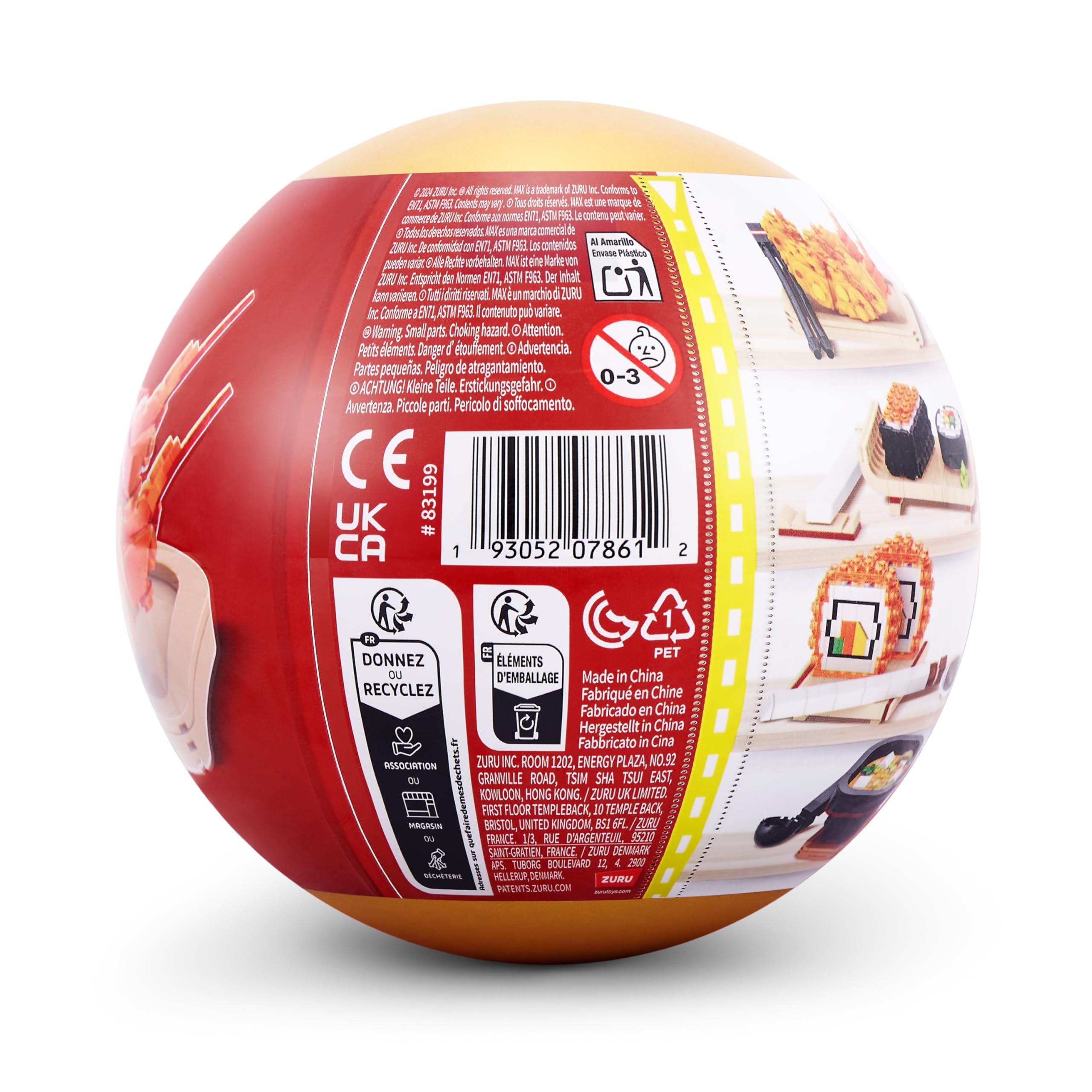 Max Build More Premium Sushi Bar Collection (Tempura) - 212-Piece Building Set for Ages 8+ 6