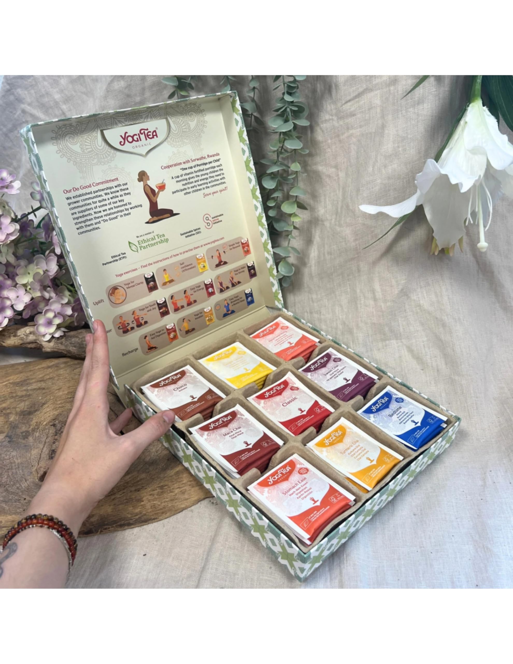 YOGI TEA - Yoga Selection Box Bio-Kräutertee Multipack mit 45 Teebeuteln 4
