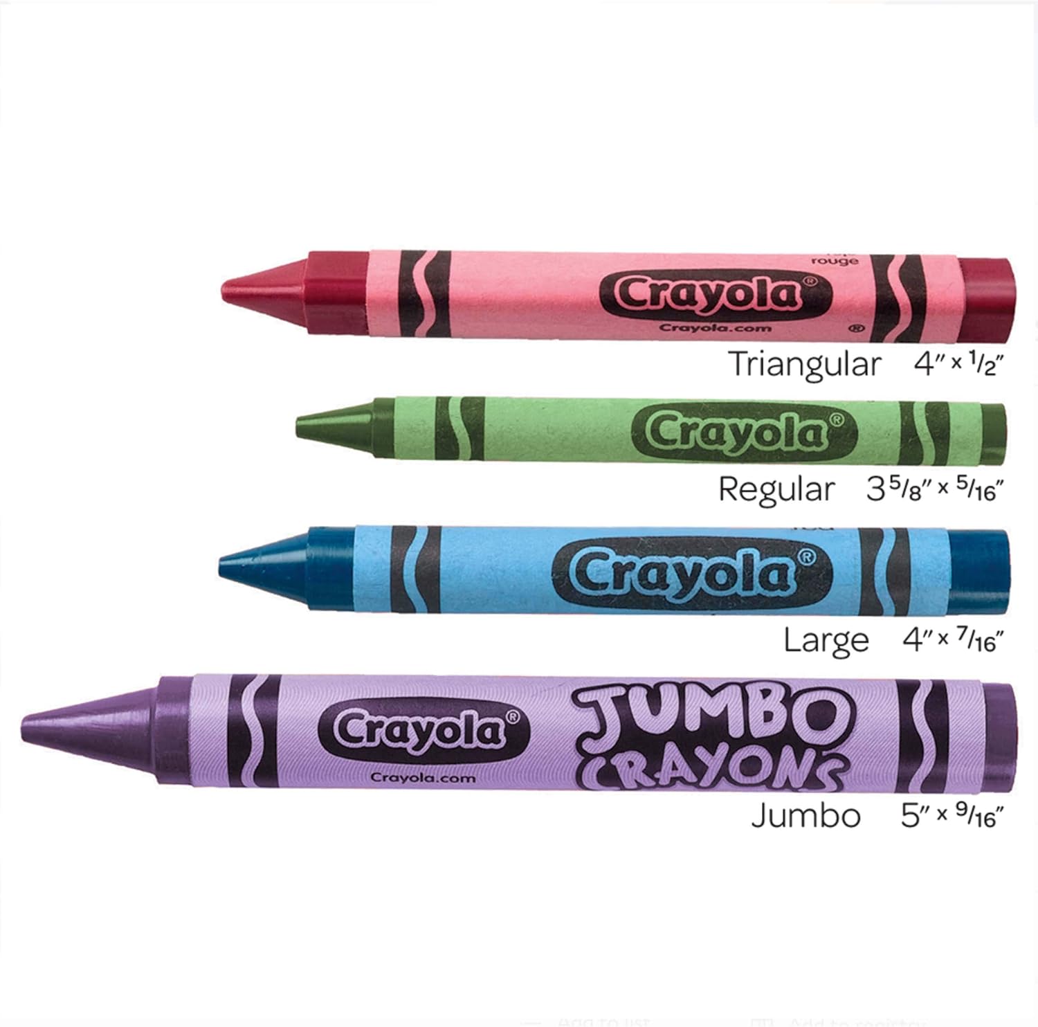 Crayola Crayons 64 ct. - Multicolor Wax Crayons in Flip-Top Box 3