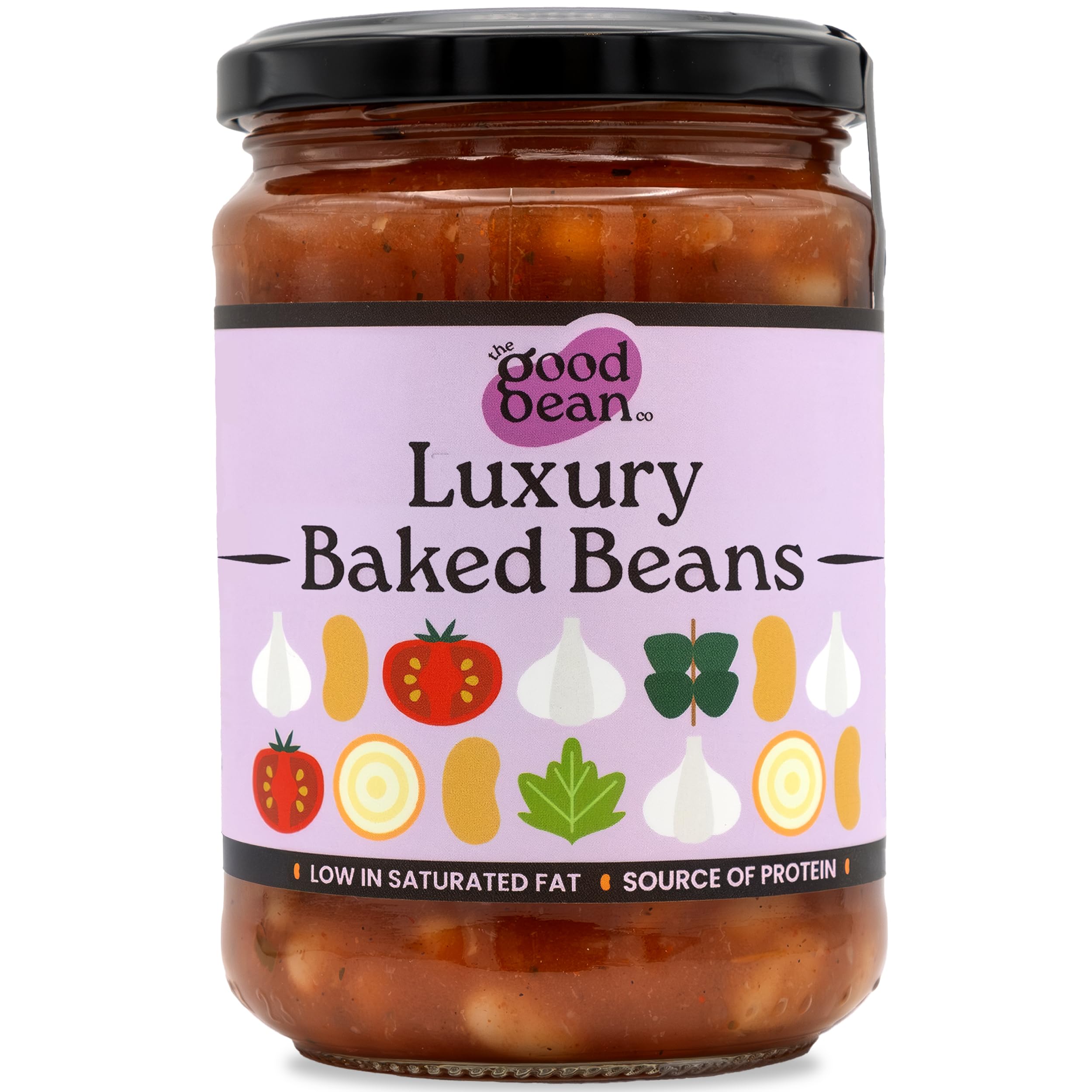 The Good Bean Company Luxury Baked Beans - Haricot Beans in Tomato Sauce | 350g 1