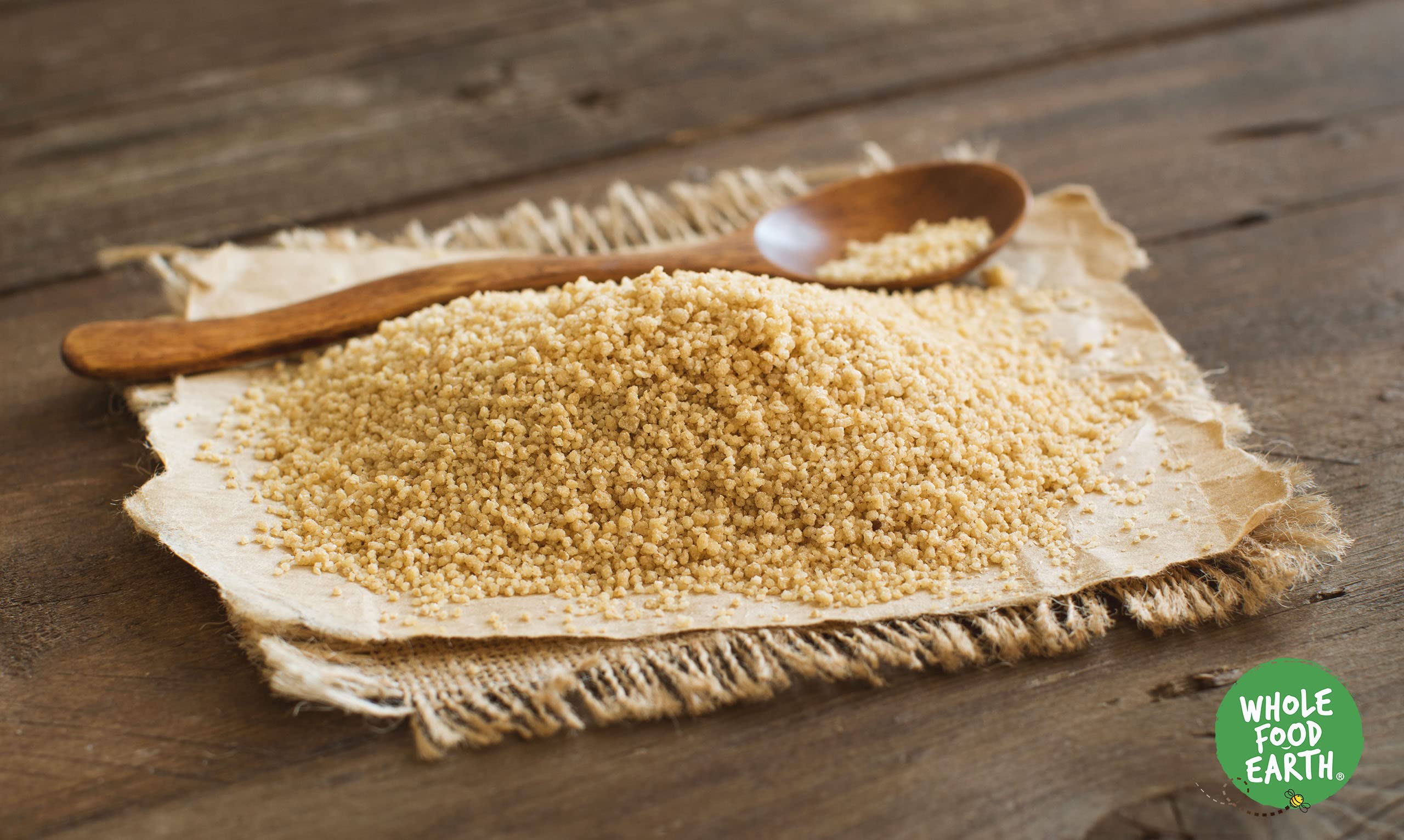 Wholefood Earth Organic Wholewheat Couscous – 1 kg | Raw | GMO Free | Vegan | Certified Organic 5