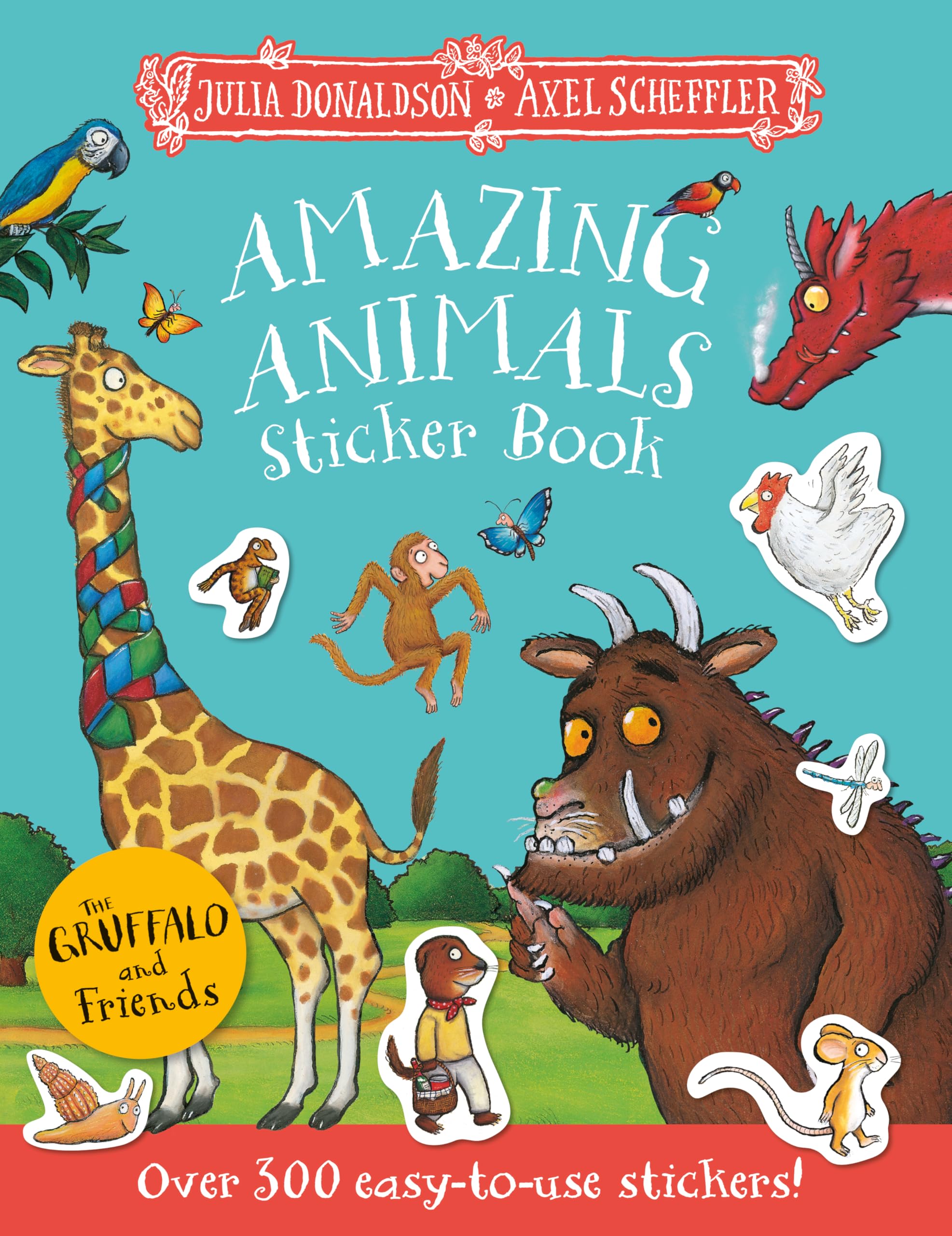 MACMILLAN The Gruffalo and Friends: Amazing Animals Sticker Book | Over 300 Stickers | Ages 3-7