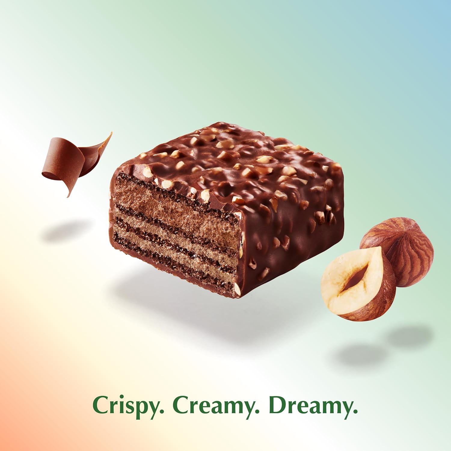 Lindt Choco Wafer Milchschokolade &amp; Haselnuss Box - 135g (9 Waffeln) 4