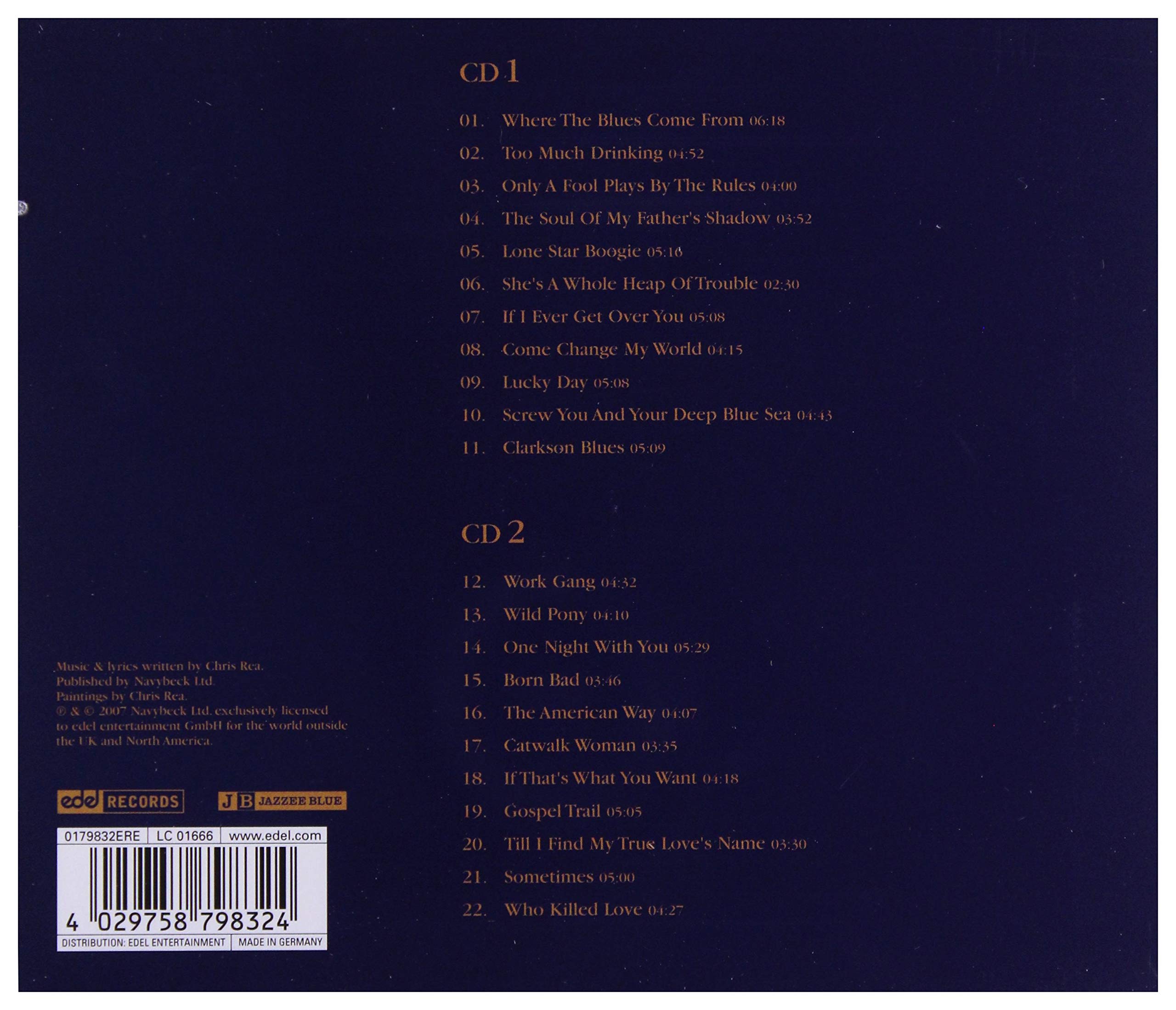Chris Rea - Blue Guitars - A Collection of Songs [Double CD]