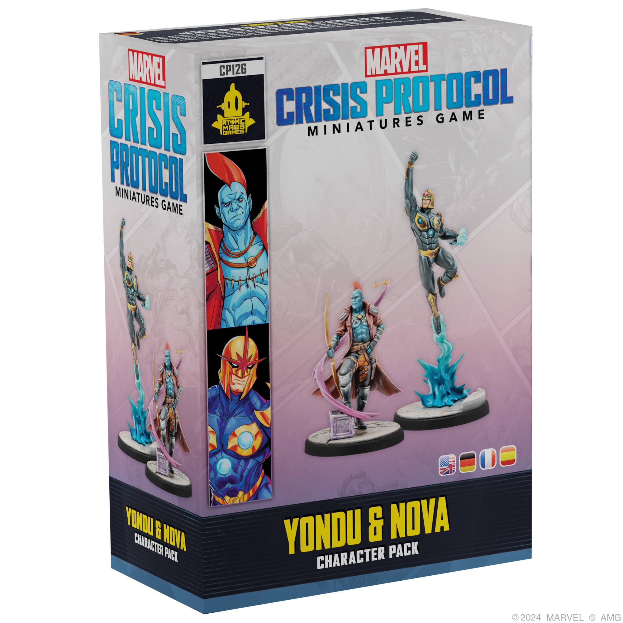 Atomic Mass Games Marvel Crisis Protocol - Yondu & Nova Miniatures Expansion