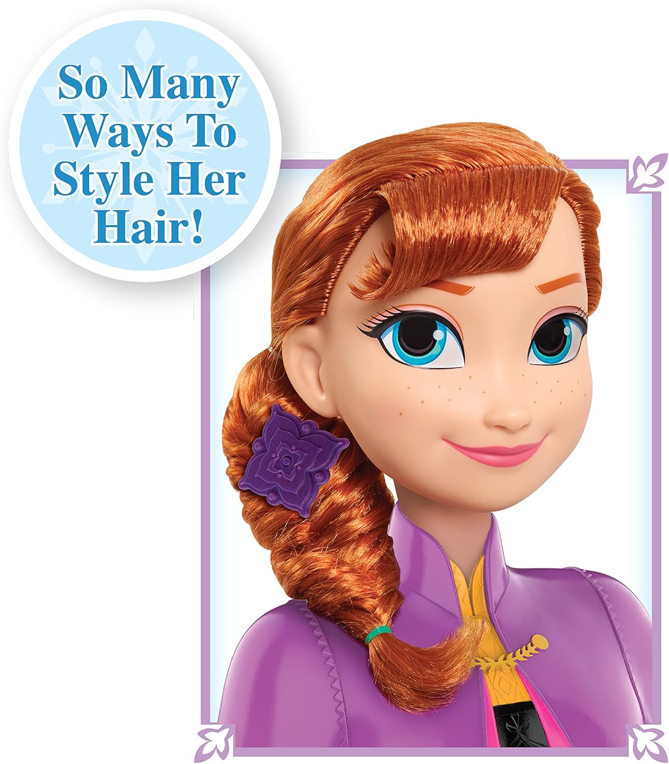 Disney Frozen 2 Anna Styling Head Set, 14-Piece 4